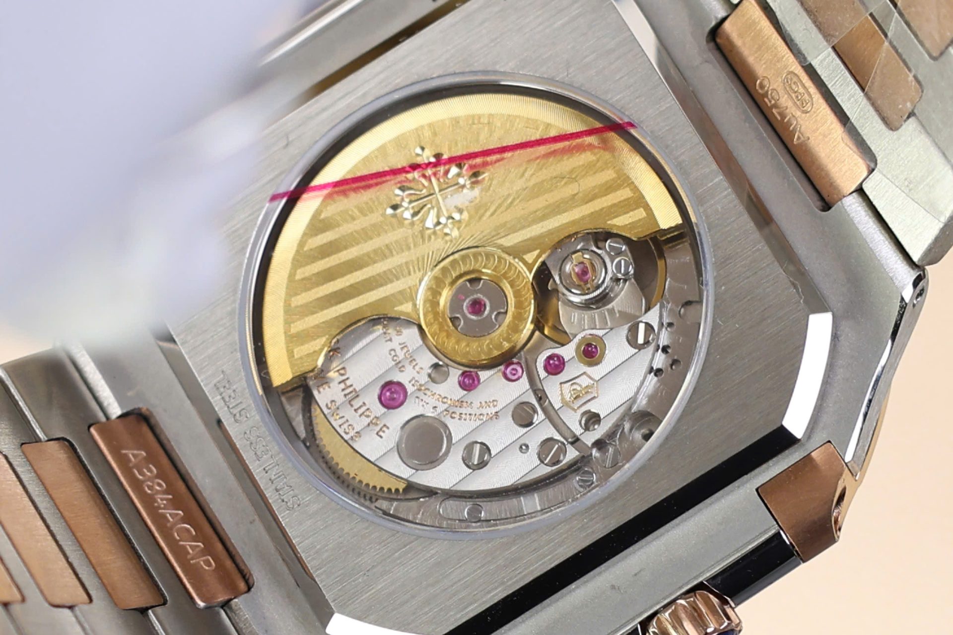 Patek Philippe Cubitus 5821 Demi Rose Gold Replica 11 Watch Dial Blue 45mm - Top club