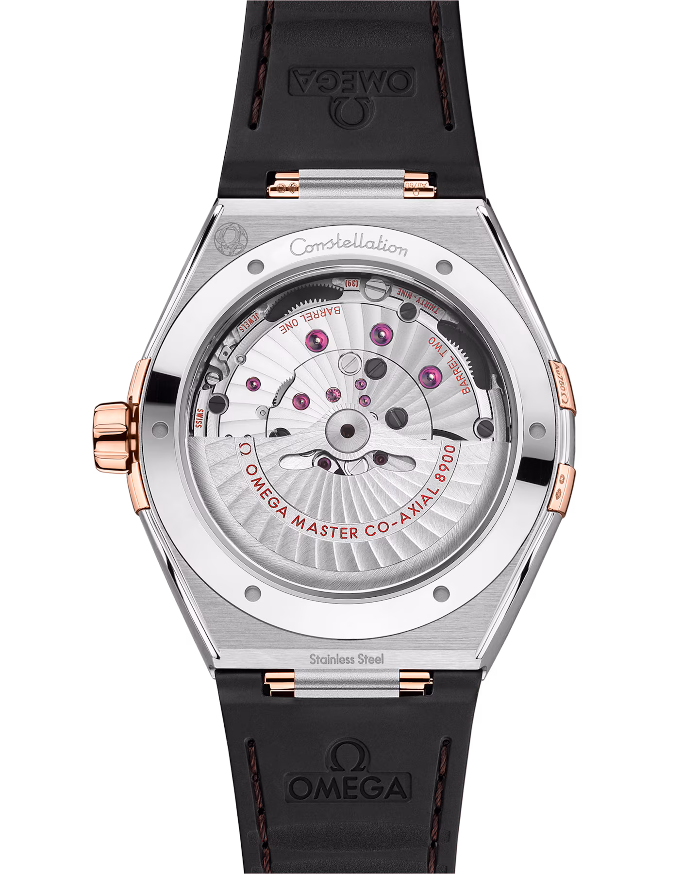 Constellation 41 mm, steel ‑ Sedna™ gold on leather strap(1:1 replica) - Elite Watch Atelier