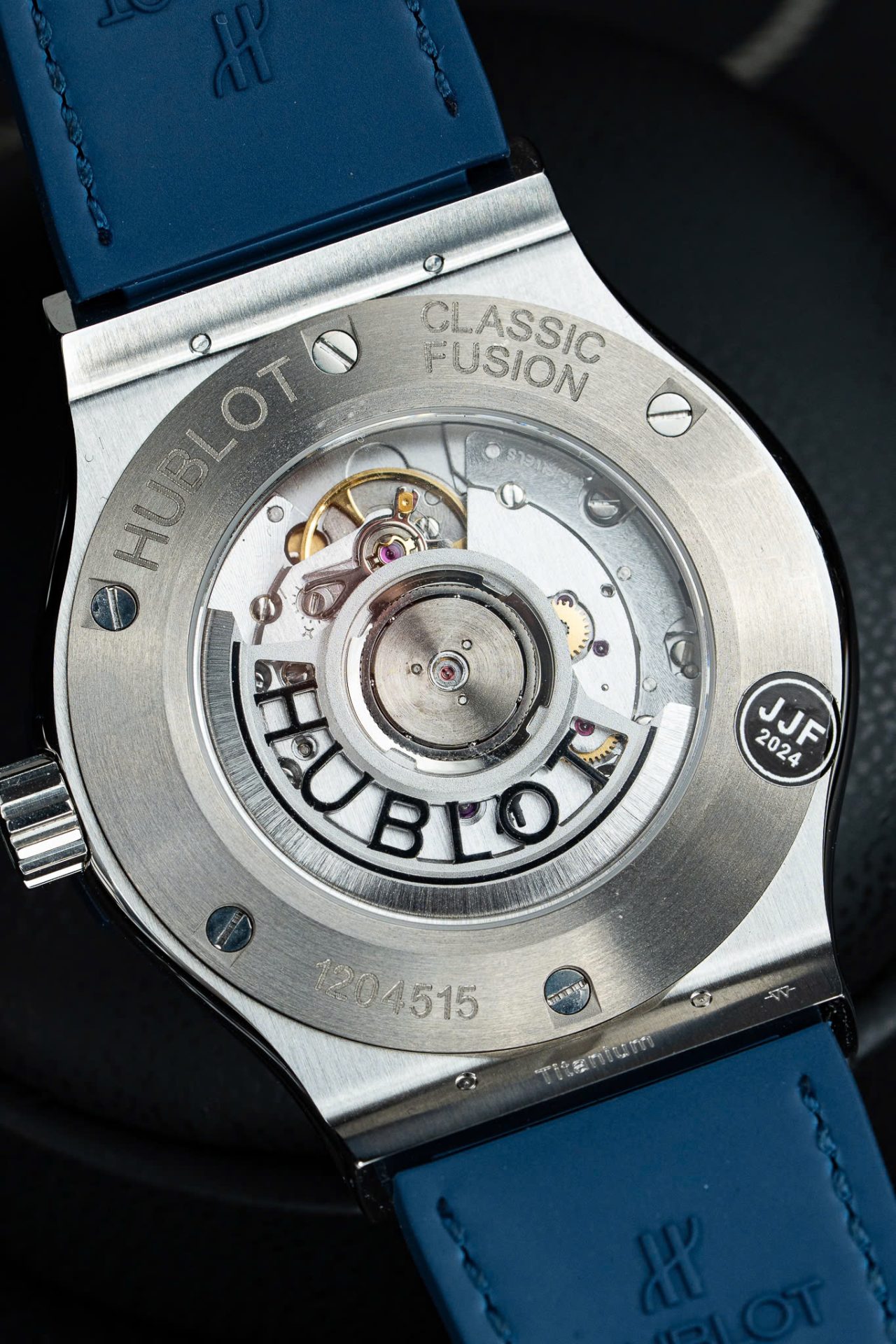 Hublot Classic Fusion Titanium Rainbow Refined Synthentic Gemstones Bezel Best Copy 42mm - Top club