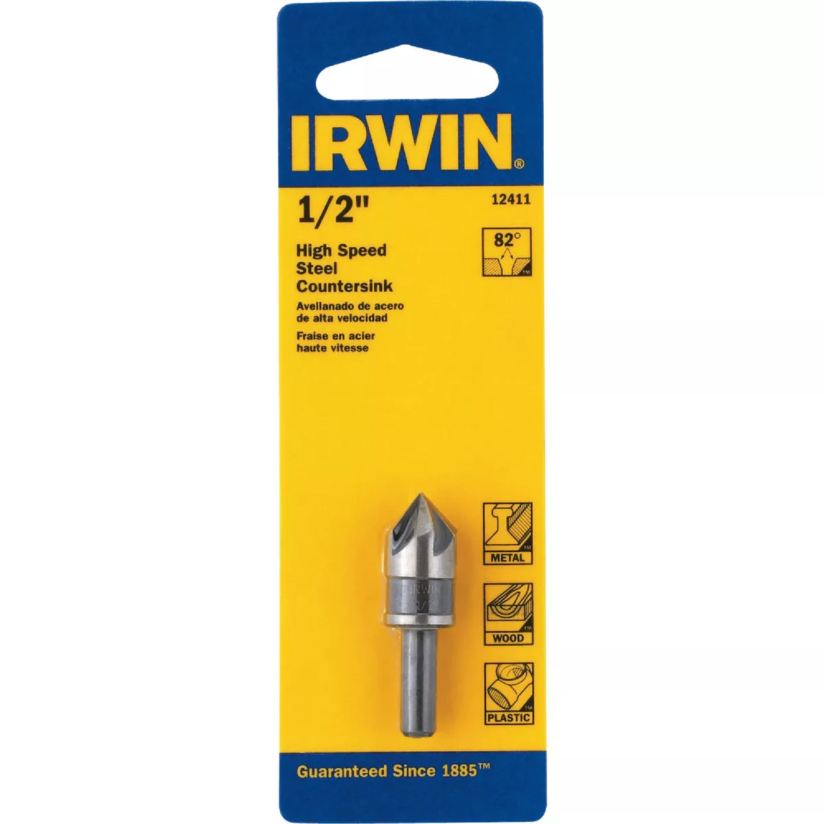 Irwin 1/2 In. Round Most Machineable Metals Countersink