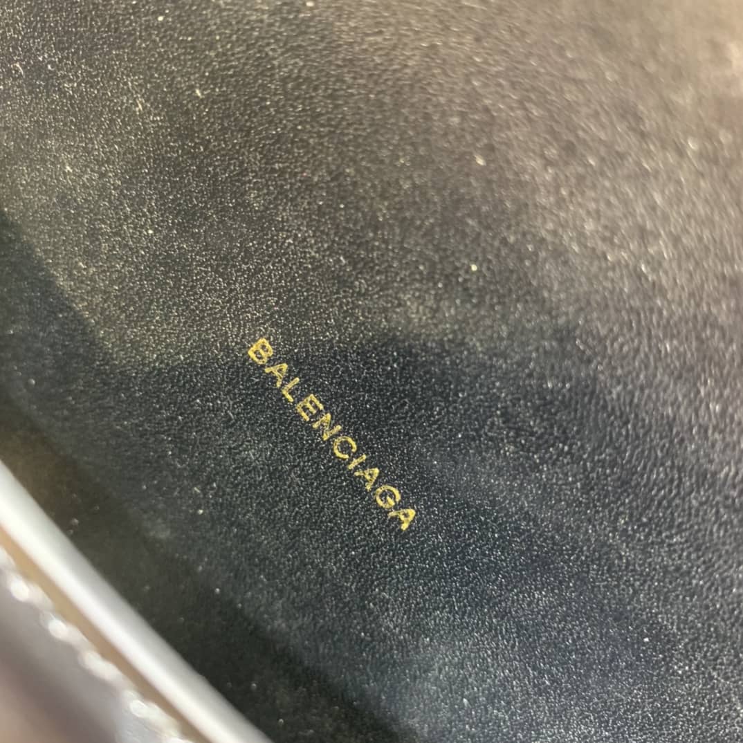 Balenciaga Hourglass Leather Top Handle Replica Bag - Replicaclubs