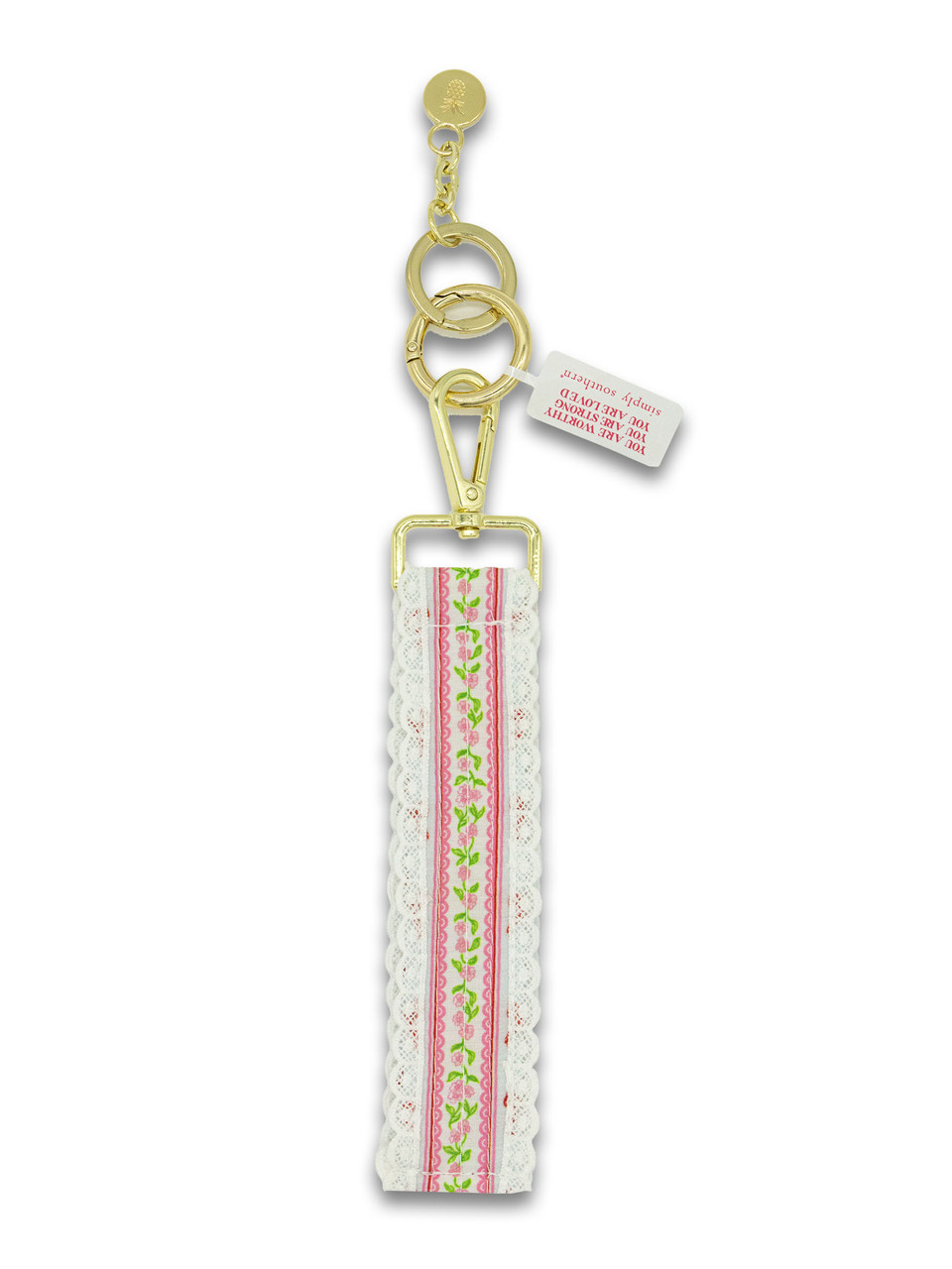 0126-KEYFOB-LACE-BOWSTR - Simply Southern Outlet