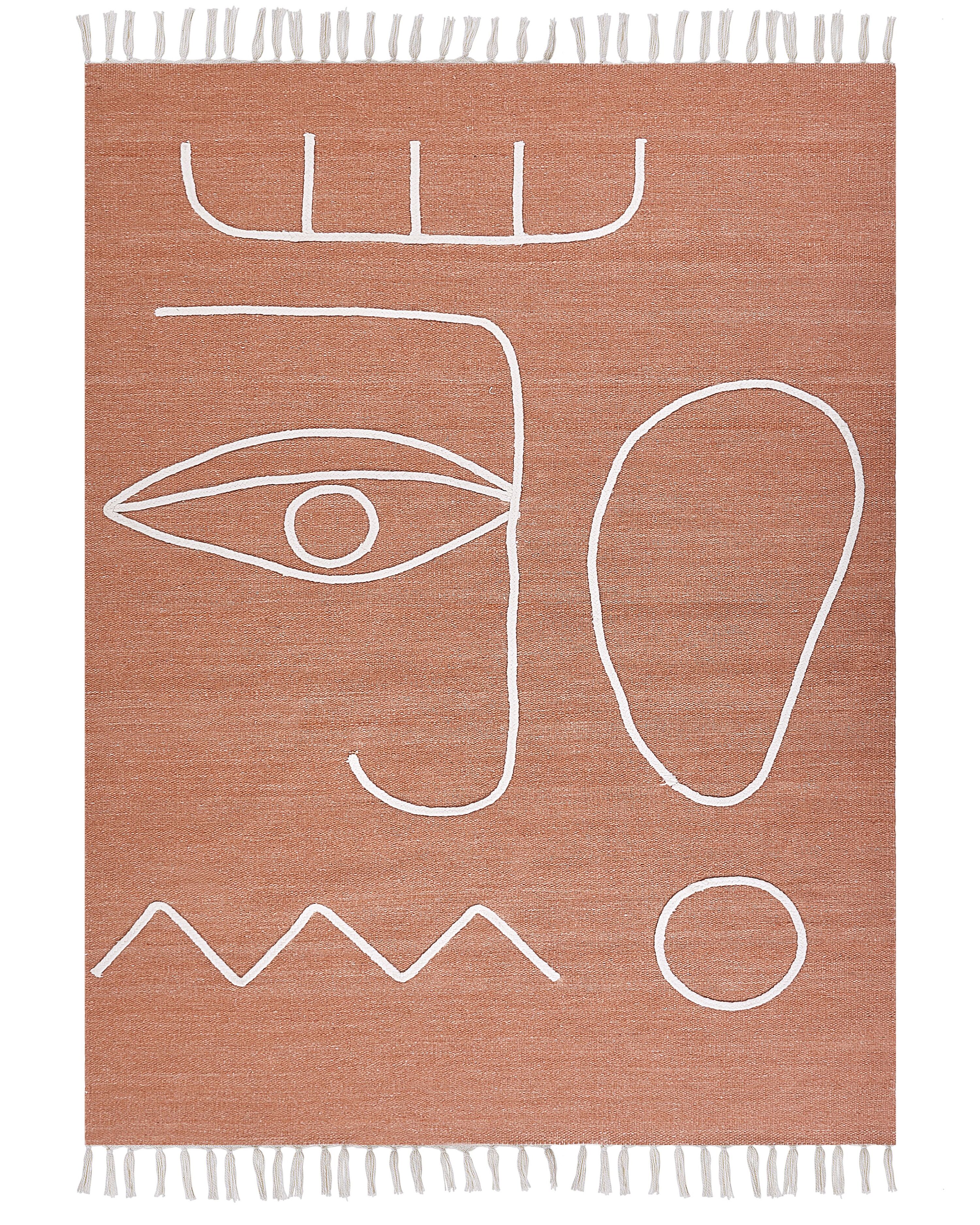 Outdoor Rug YAVU Light Red 140 x 200 cm