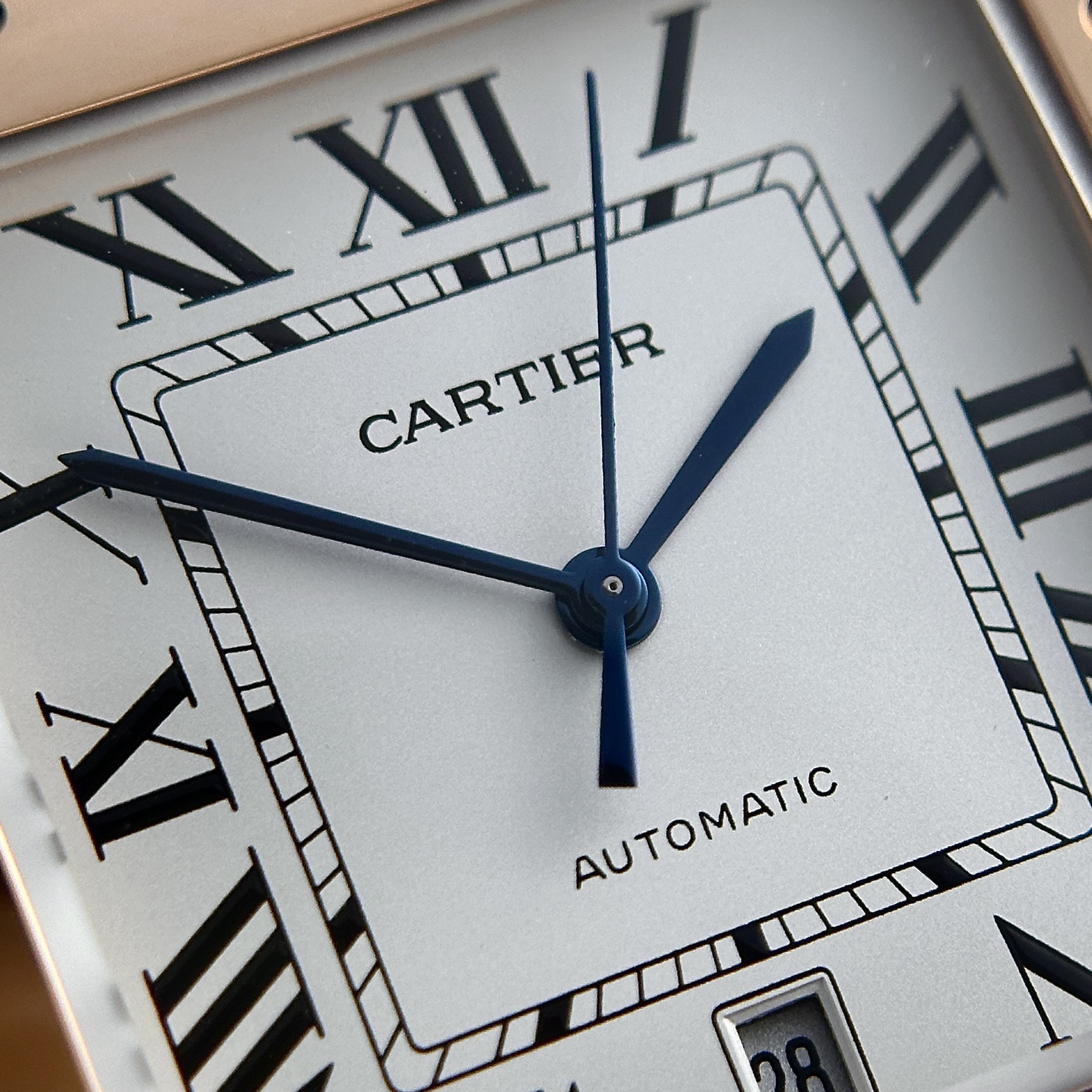 Cartier Santos Replica Watch Rose Gold BV Factory 39.8mm - Top club