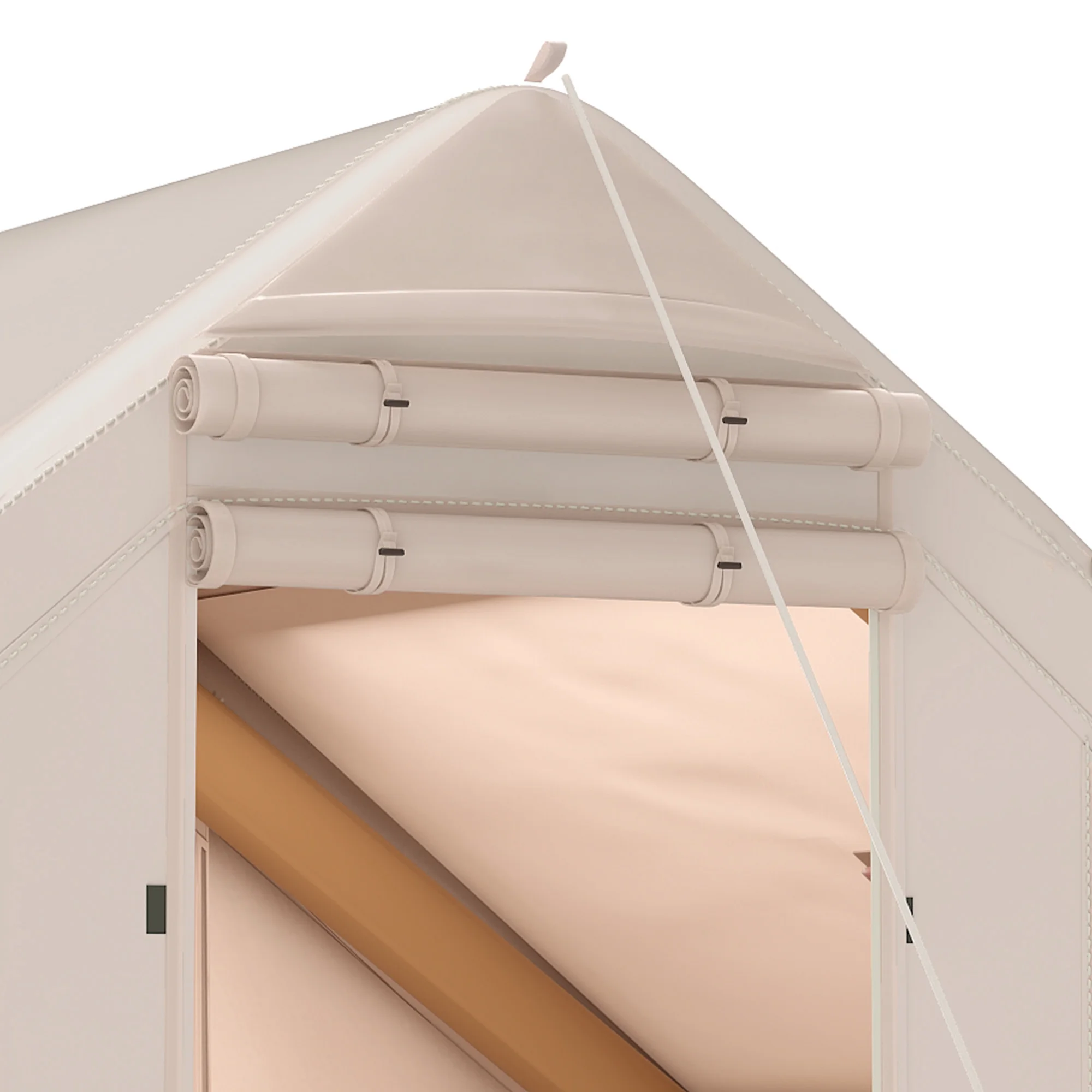 Dextrus Inflatable Camping Tent with Pump, Glamping Tents, Easy Setup 4 Season Waterproof Windproof Outdoor Blow Up Tent, Suitable for 2-6 people - Image 8