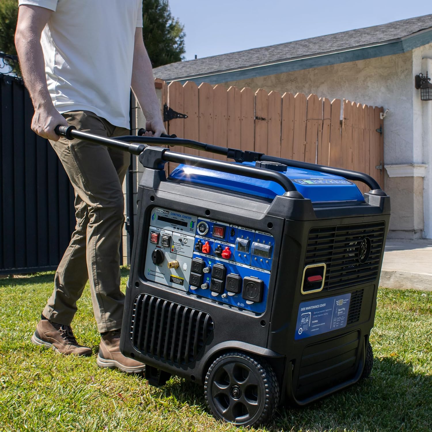 DuroMax Dual Fuel Portable Digital Inverter Generator, 11 000-Watt, 459cc - XP11000iH - Image 9 DuroMax Dual Fuel Portable Digital Inverter Generator, 11 000-Watt, 459cc - XP11000iH - Image 9