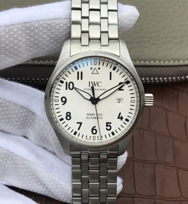 Replica IWC XF Mark XVIII IW3270 White Dial SS Bracelet A2892 - Top club