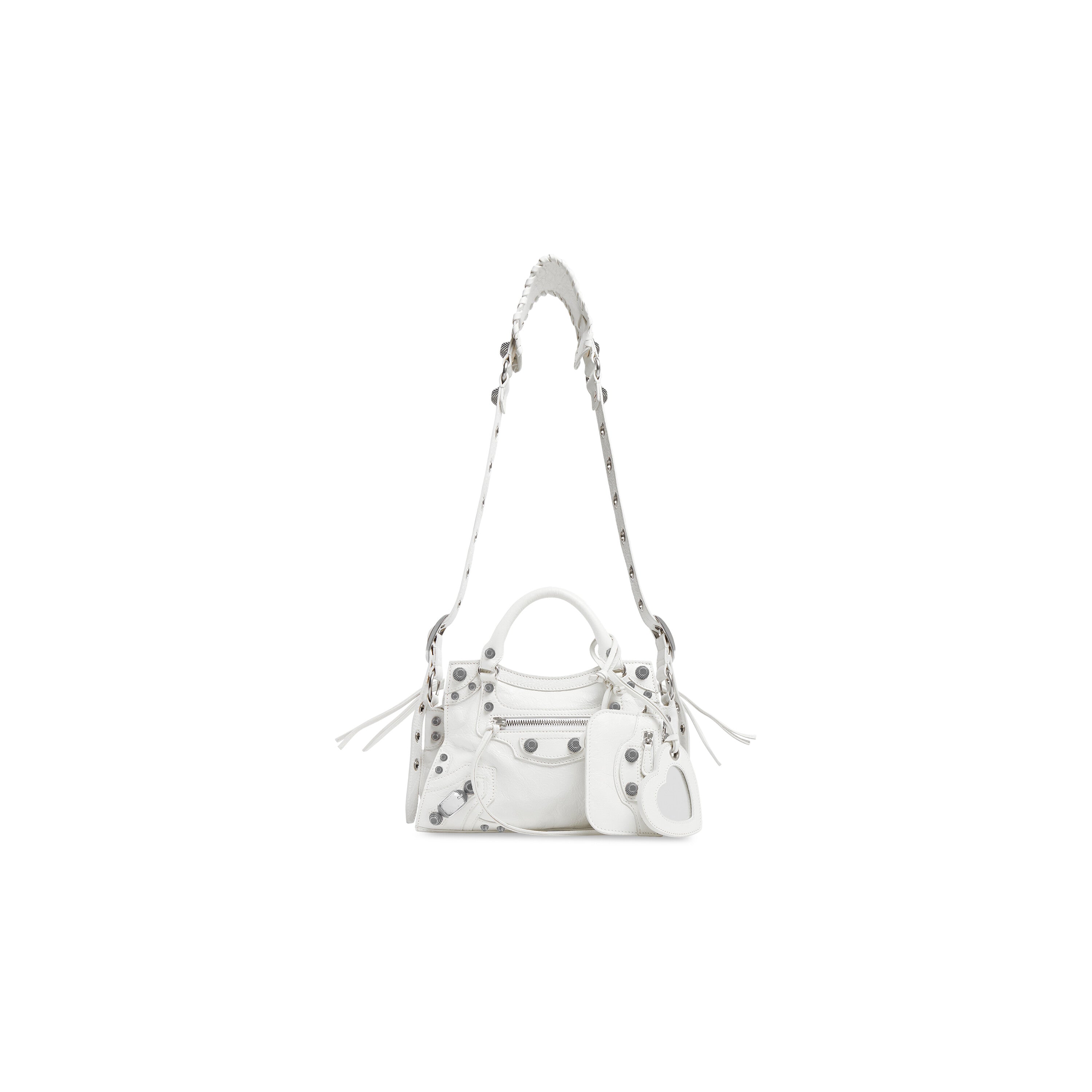 WOMEN'S NEO CAGOLE XS HANDBAG IN WHITE - Replicaclubs