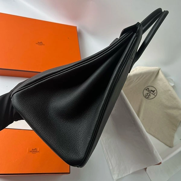Hermes Birkin 40 Replica Togo Black with Silver Hardware1:1High-quality replica