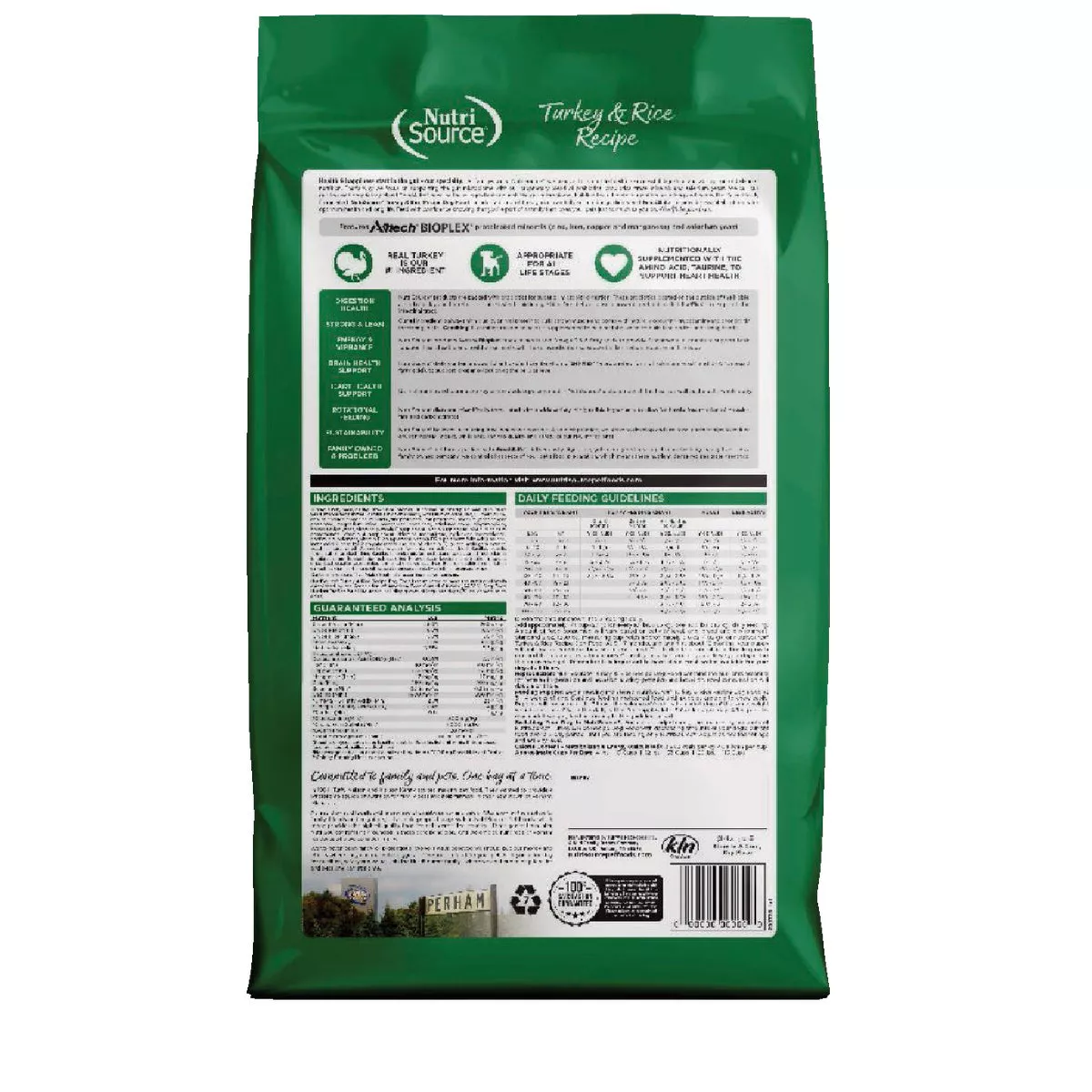 NutriSource 26 Lb. Turkey & Rice Recipe Dog Food