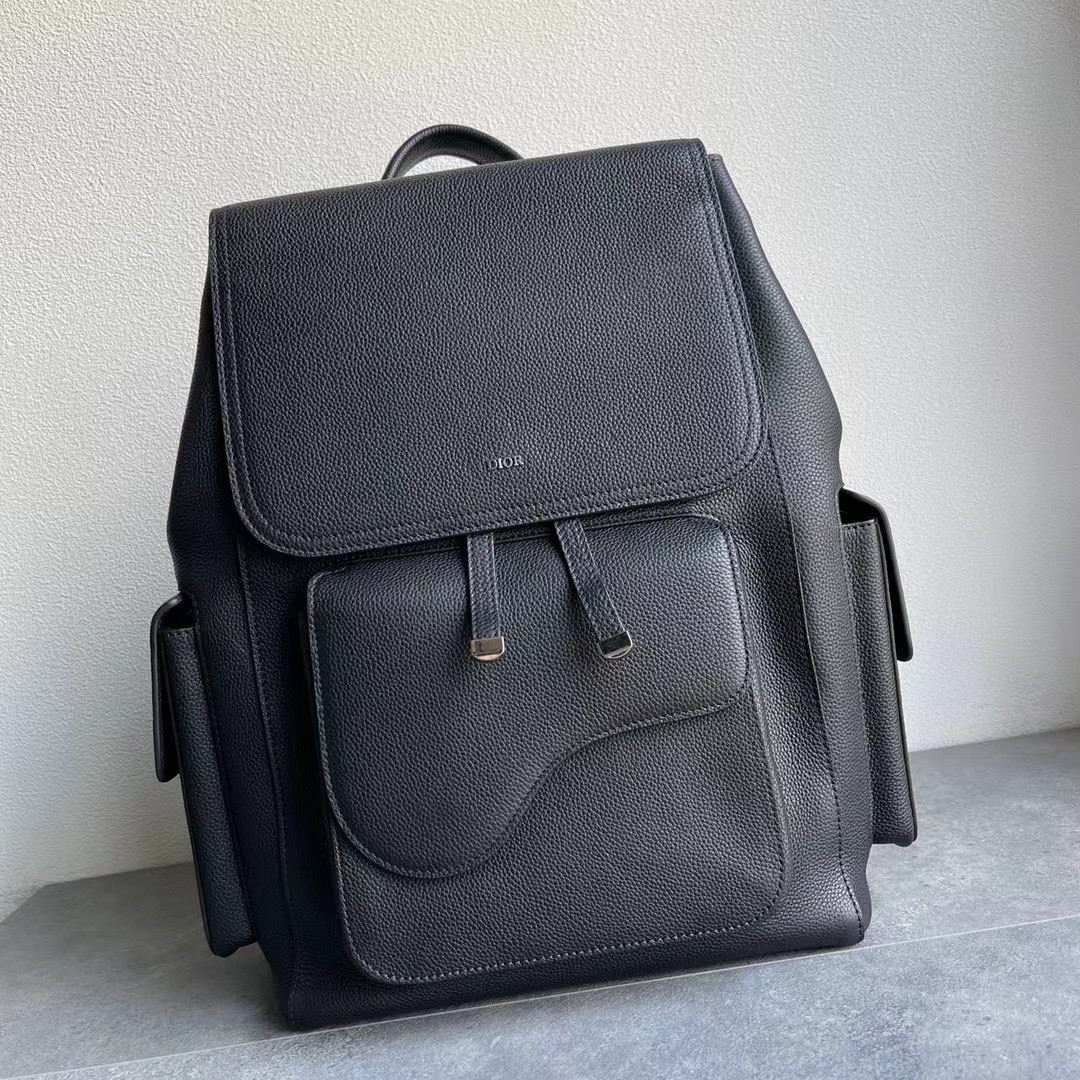 Saddle Backpack Black For Women‎ 16.5 in/ 42 cm CD1:1High-quality replica