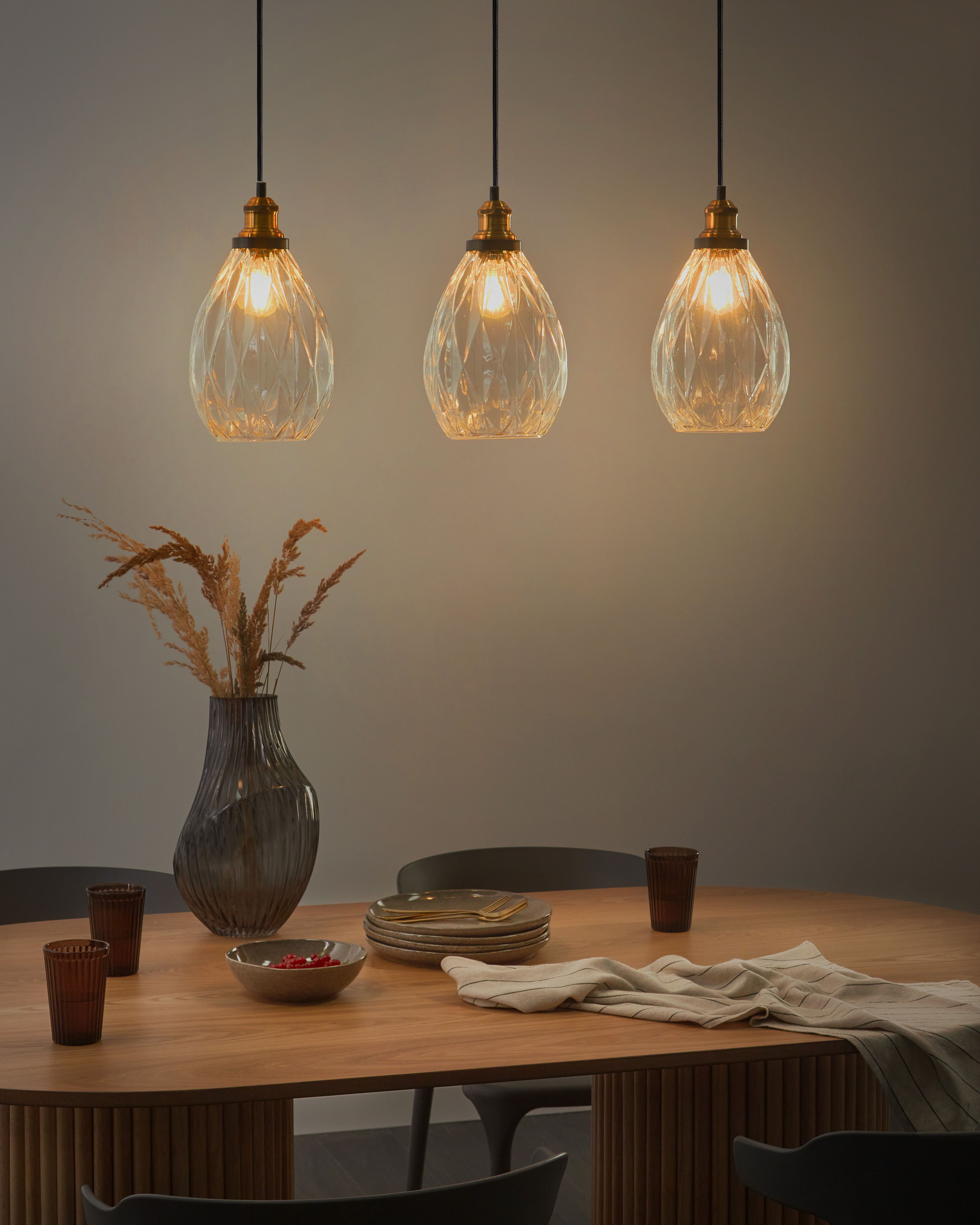 Pendant Lamp COOSA Glass Transparent