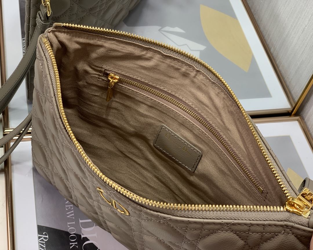 Lagre Dior Caro Daily Pouch Pink/Black/Blue/Brown For Women‎ 12in/30cm CD S5086UWHC_M81P1:1High-quality replica