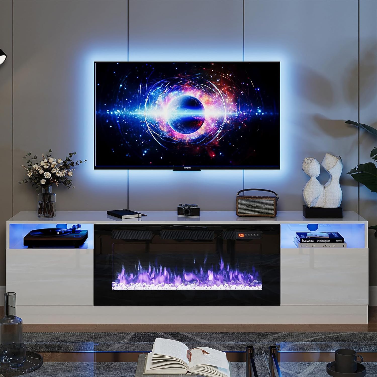 oneinmil Fireplace TV Stand with 36