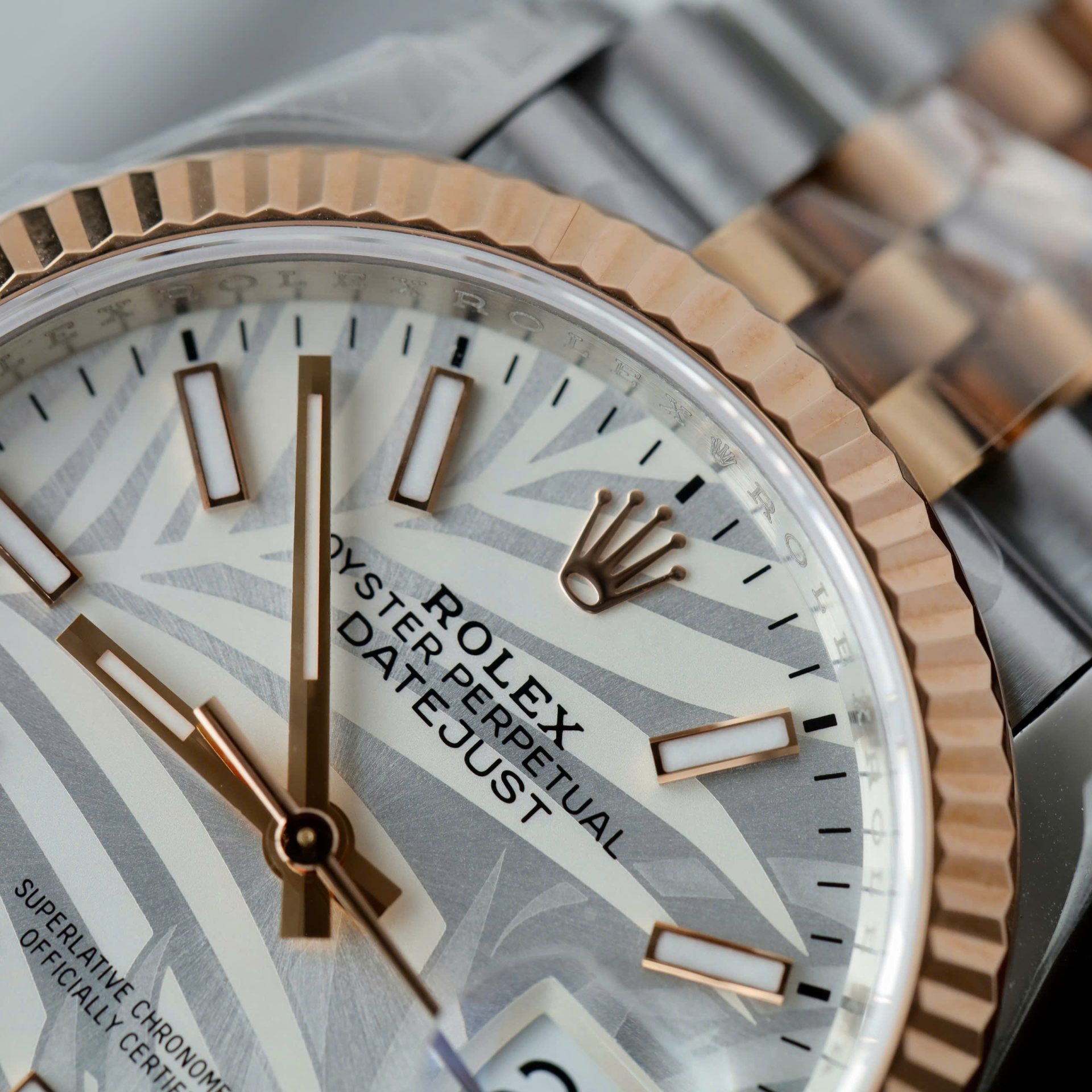 Rolex DateJust 126231 Best Copies Watch Palm Dial VS Factory 36mm - Elite Watch Atelier