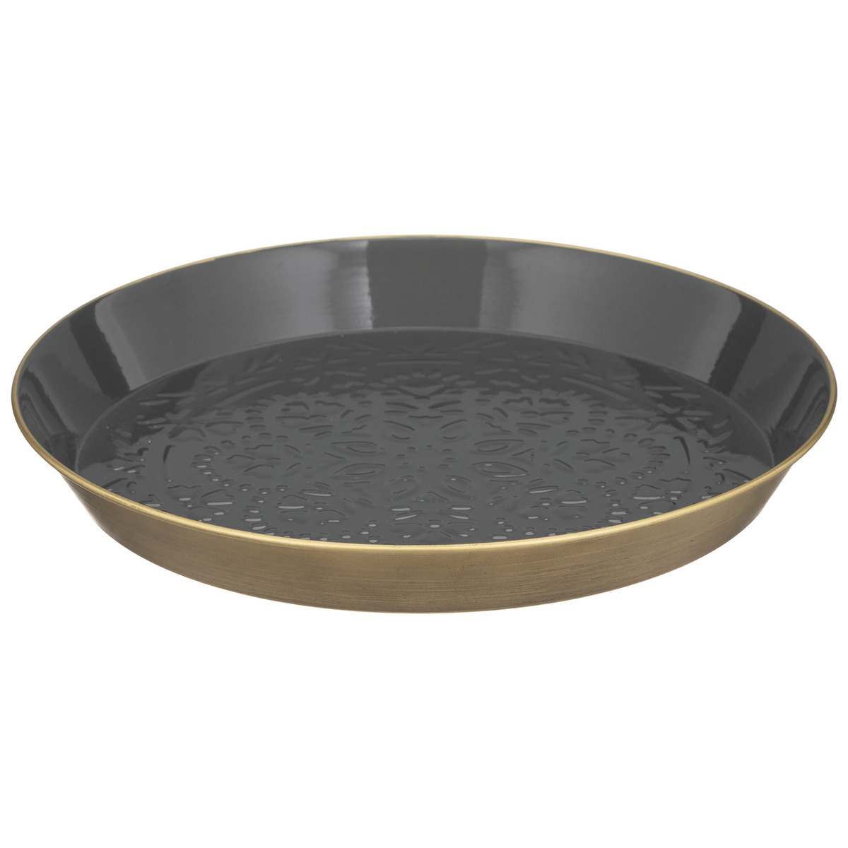 Set of 2 trays "Night" Metal