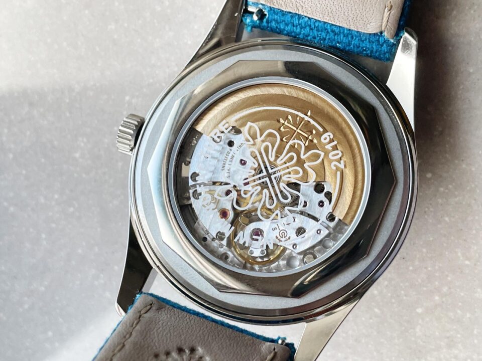Replica PATEK PHILIPPE Calatrava 6007A-001 SS ZF 1:1 Best Edition Blue Dial on Blue Leather Strap A324CS - Top club