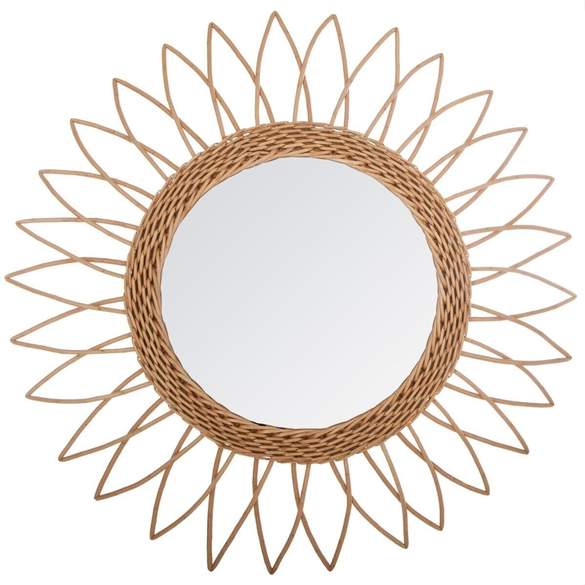 Mirror"Yasmina" Rattan, D.50 cm