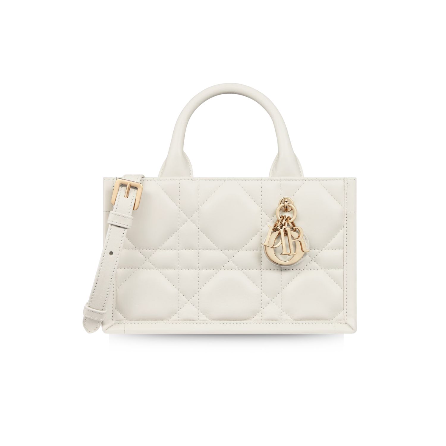 Dior Mini Dior Book Tote White For Women 8.5 Inches/ 21.5 Cm S5573OWHP_M030
