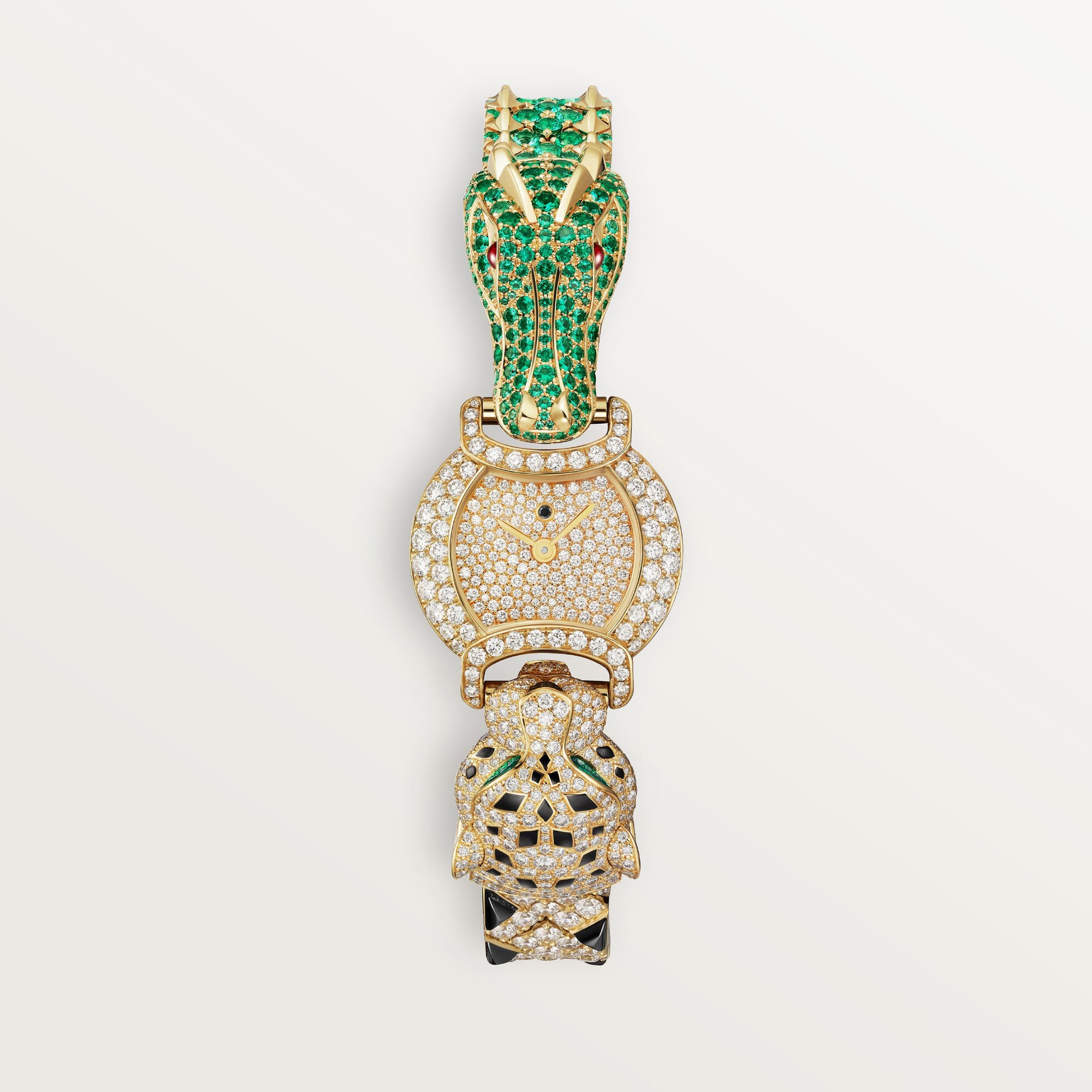 Indomptables de Cartier crocodile fake cartier watch motif 22(1:1 replica) - Top club