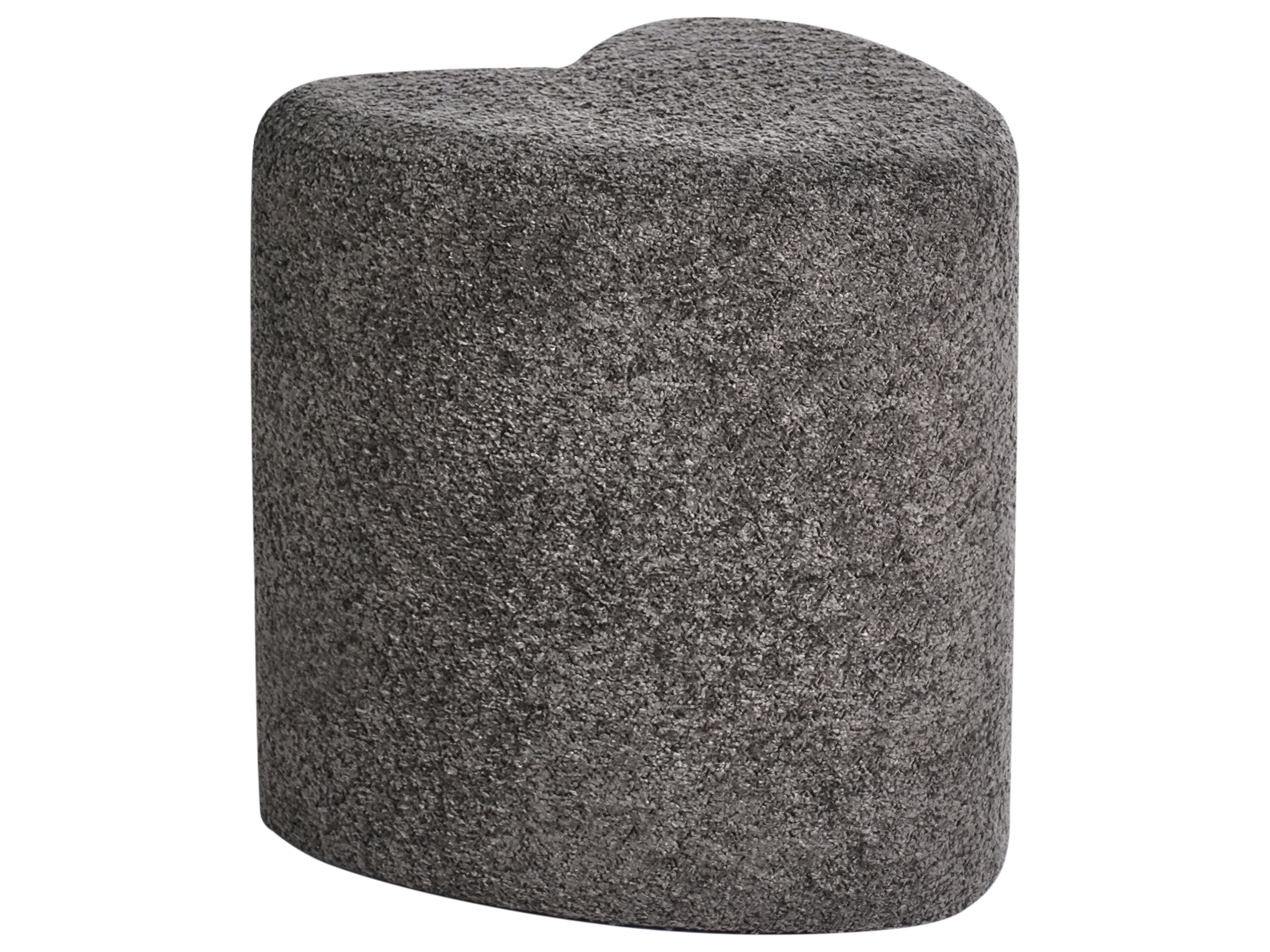 Pouffe SCOTIA Chenille Dark Grey