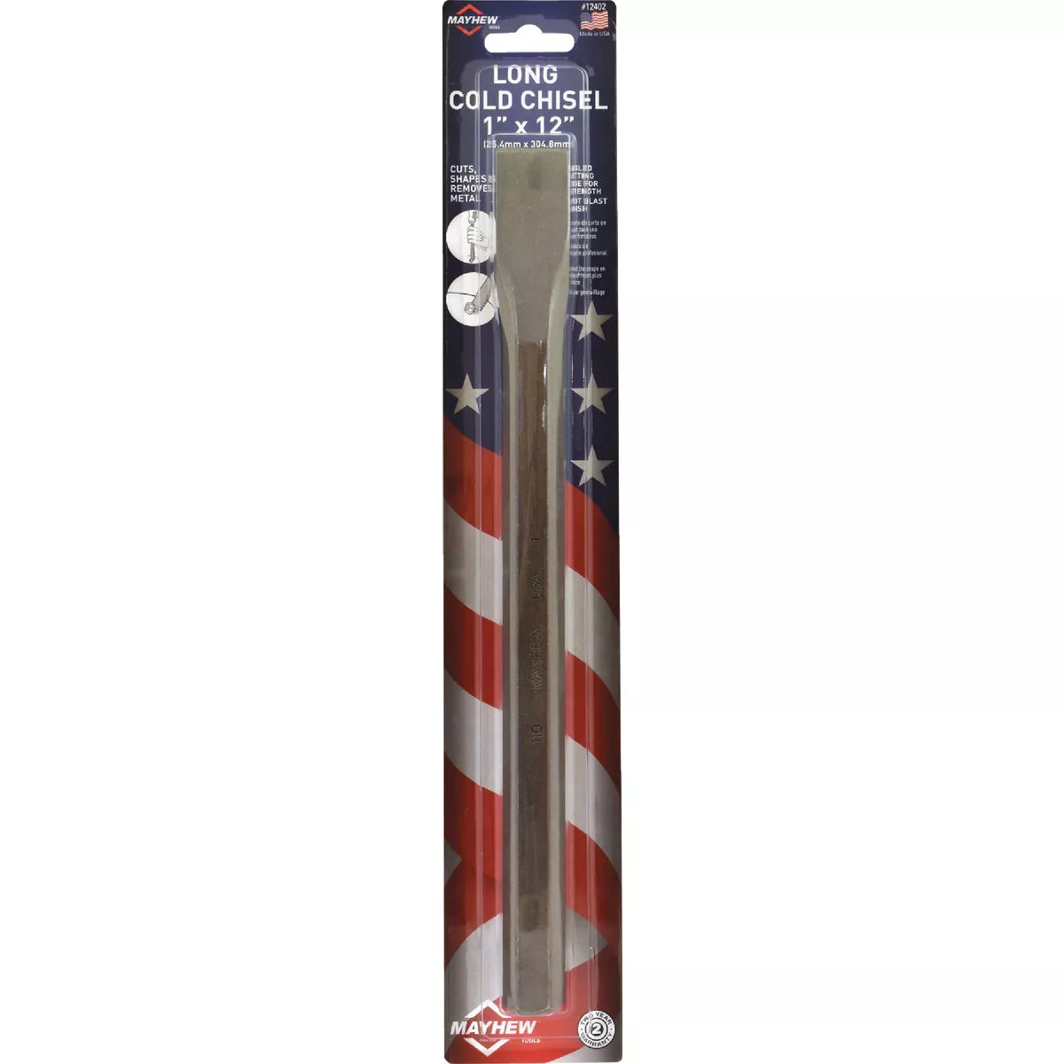 Mayhew Tools 1 In. x 12 In. Cold Chisel