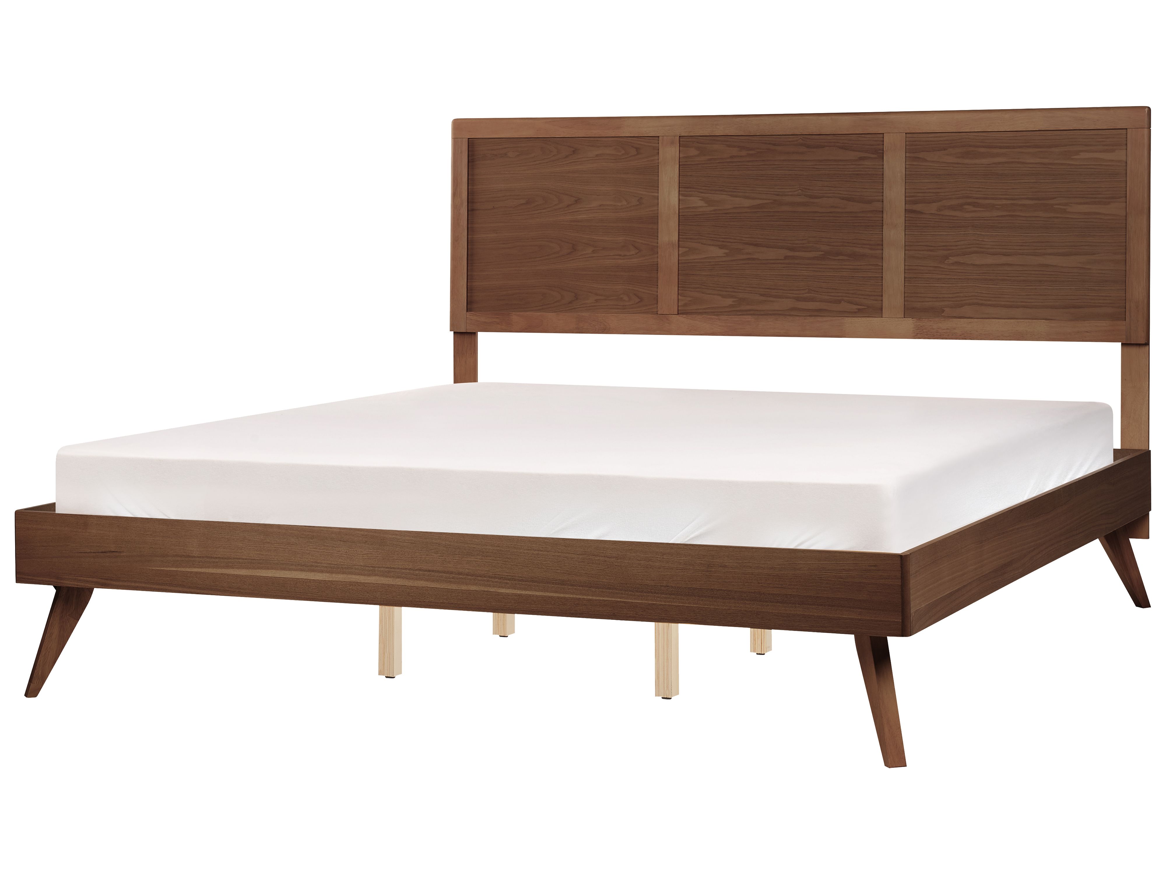 Bed ISTRES 180 x 200 cm (EU Super King) Dark Ash Wood