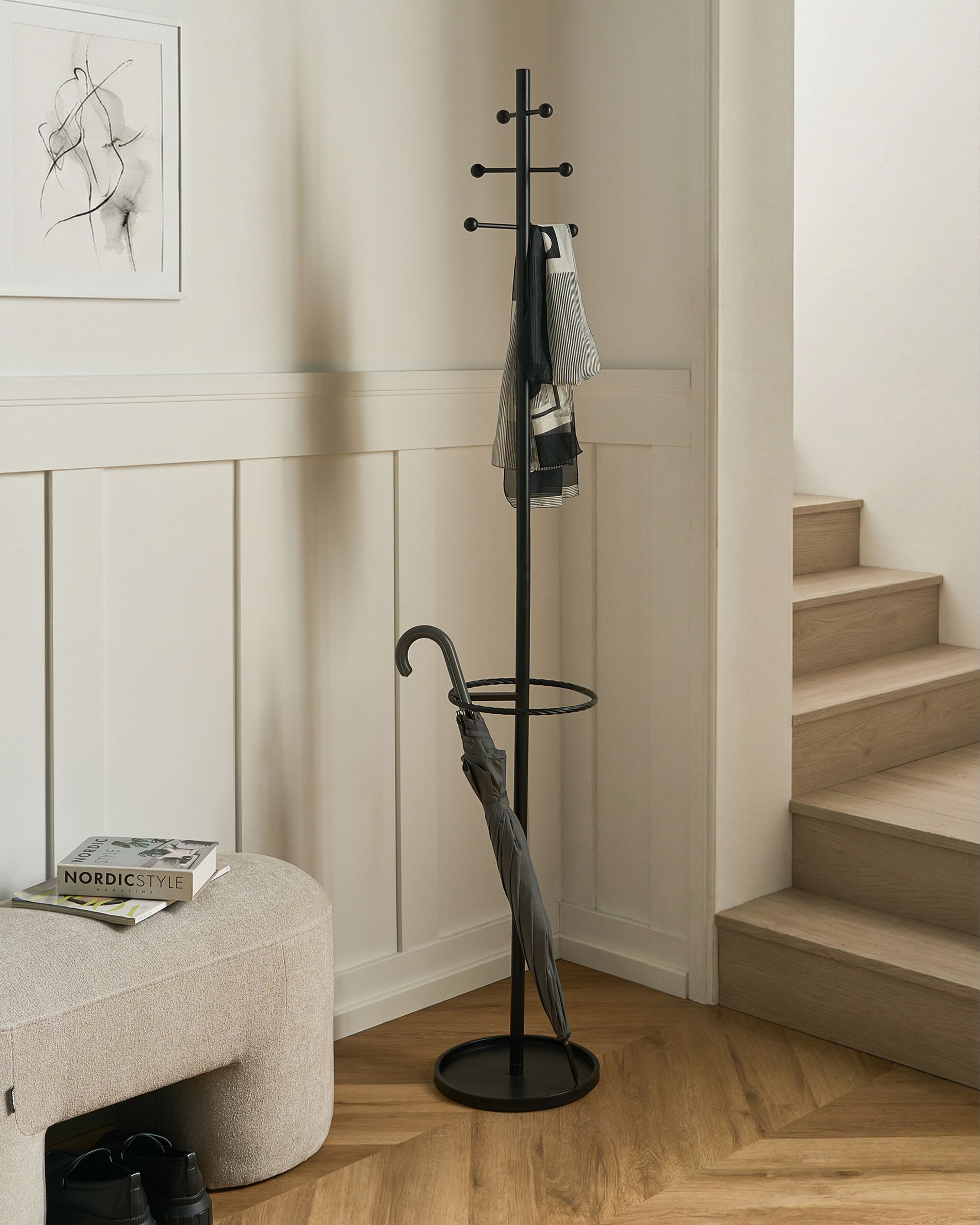 Coat Stand GILLAM Black