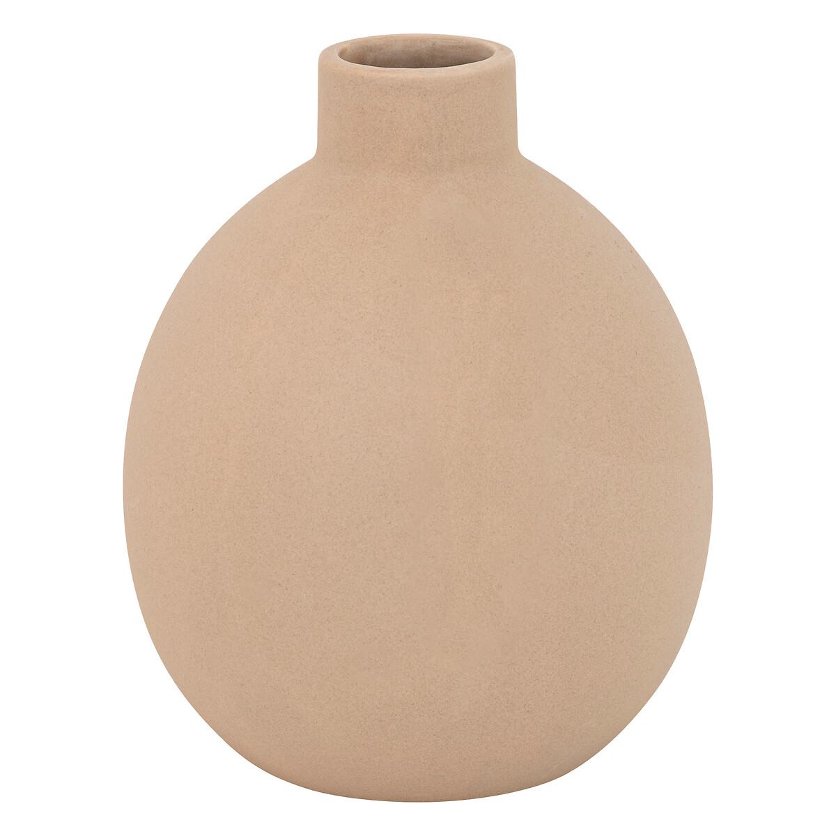 Ceramic vase "Rily" Light pink, H.18 cm