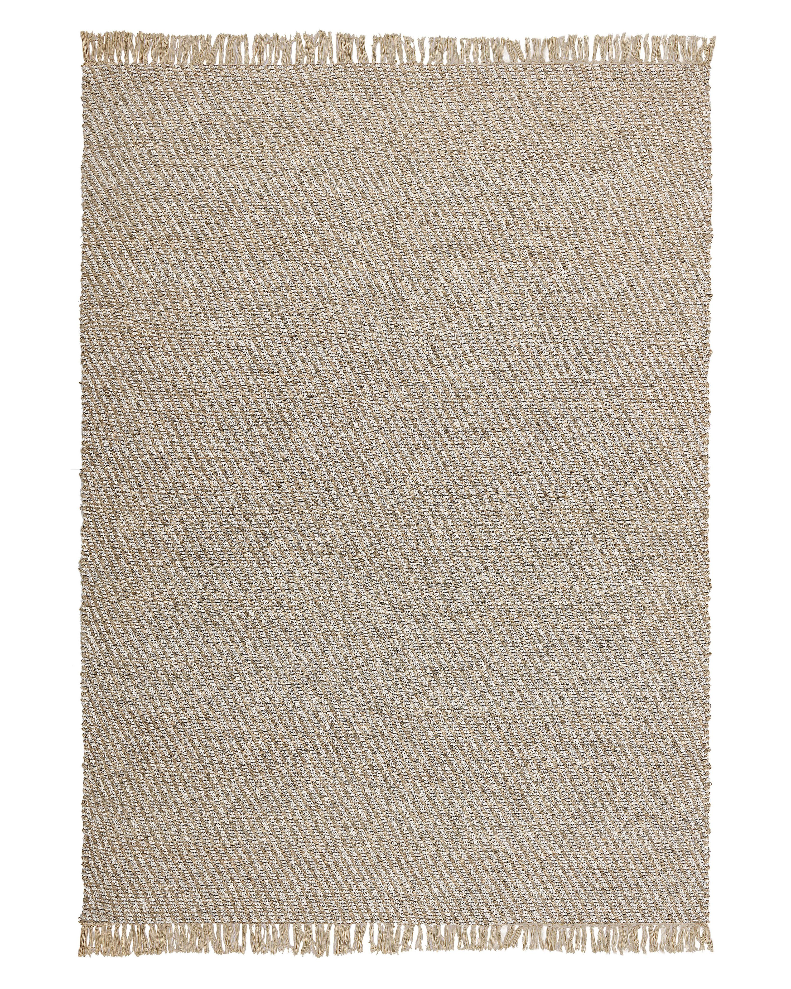 Rug ALADAG Beige 140 x 200 cm Jute