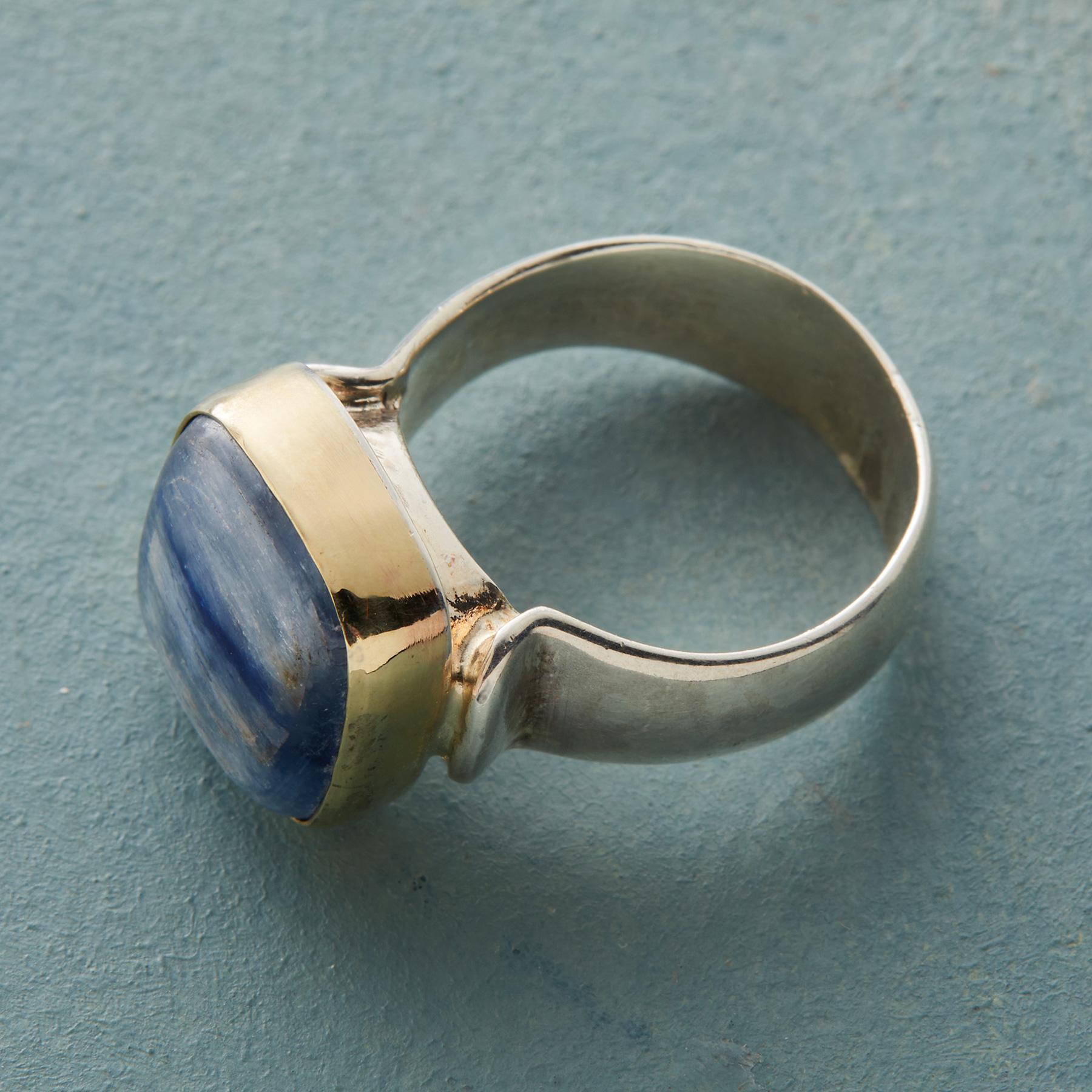 Blue Squared Ring - Sundance Clothing