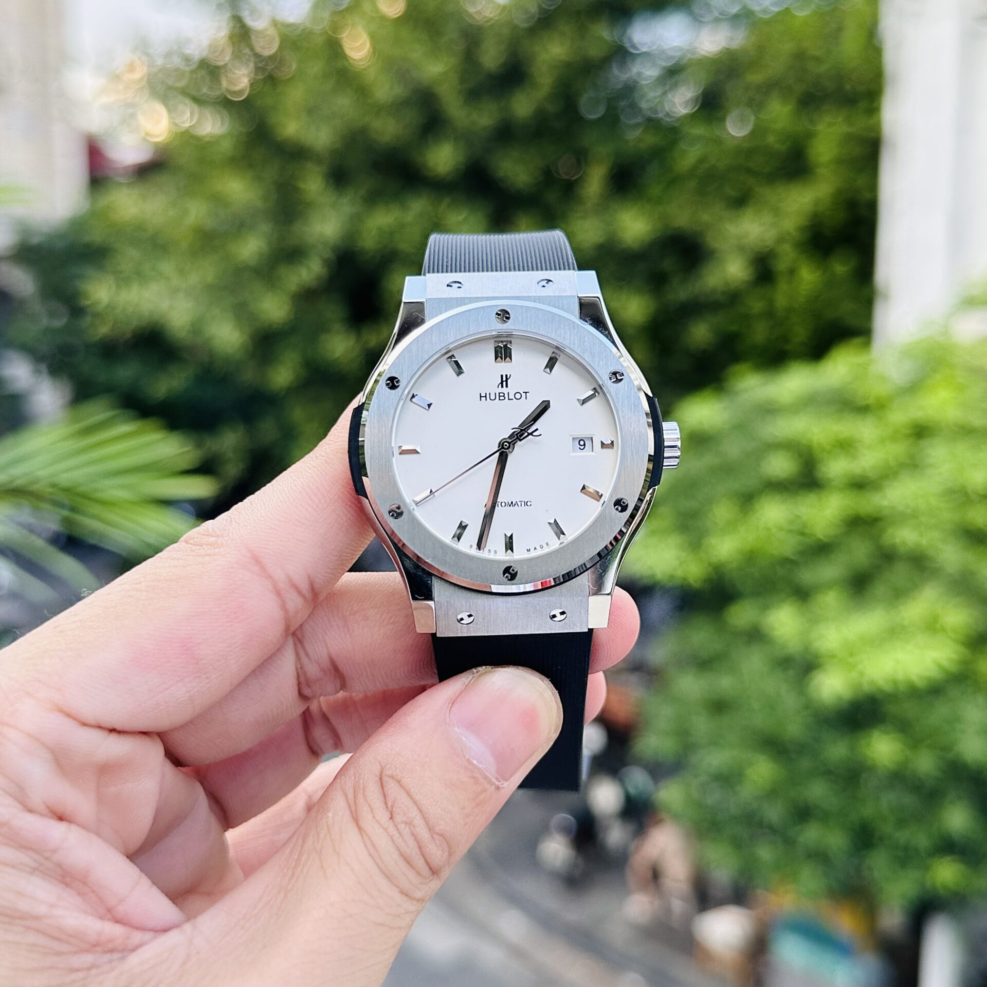Hublot Classic Fusion Replica Watch White Dial JJF Factory 42mm - Top club