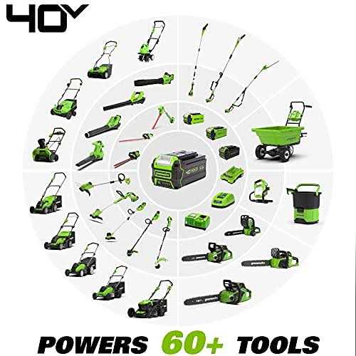 Greenworks 21-Inch 40V Cordless Brushless Self-Propelled Lawn Mower With 5.0Ah Battery And Charger - LMF403 - Image 2 Greenworks 21-Inch 40V Cordless Brushless Self-Propelled Lawn Mower With 5.0Ah Battery And Charger - LMF403 - Image 2