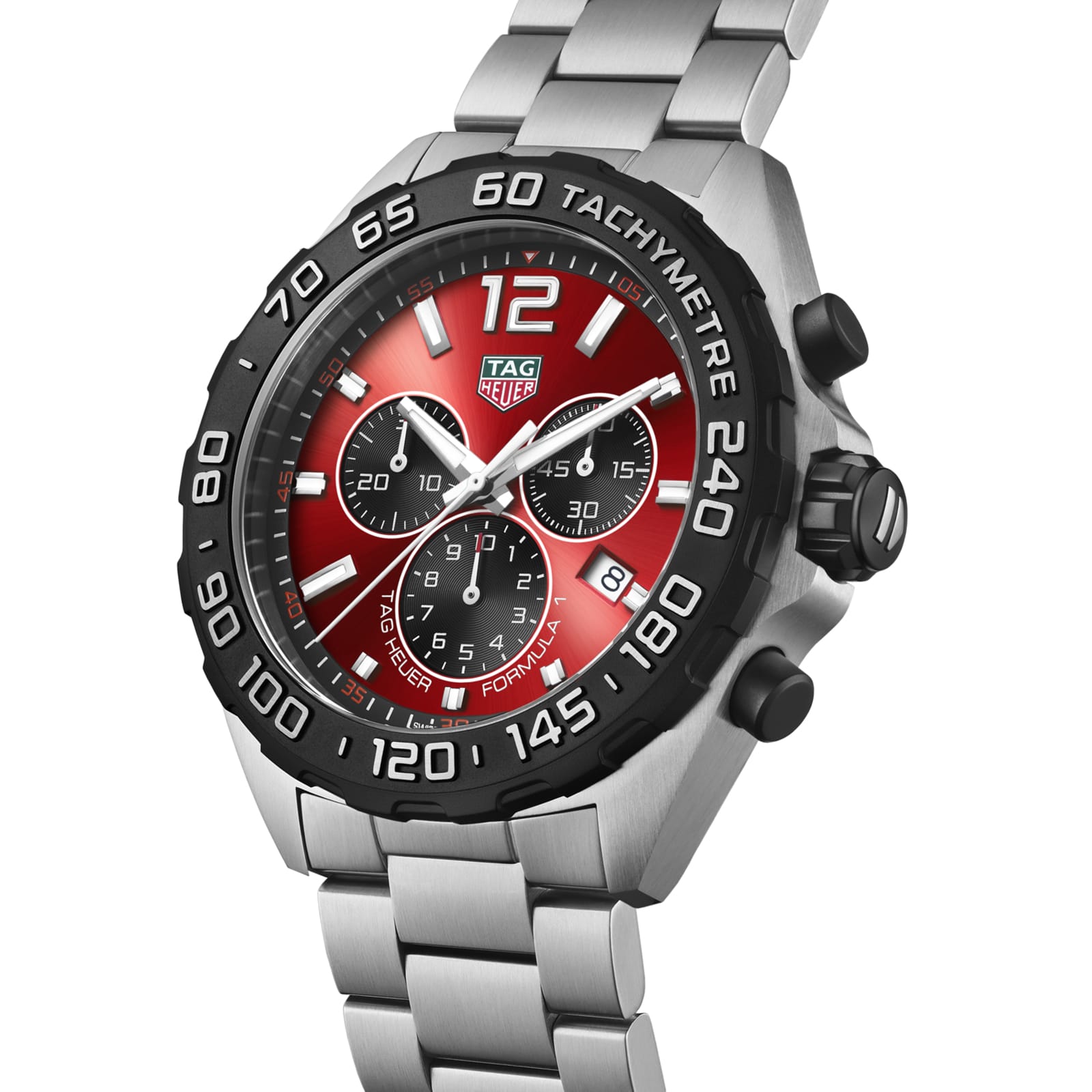 TAG Heuer Replica Watch Formula 1 Chronograph Quartz 43 mm Steel(1:1 replica) - Top club