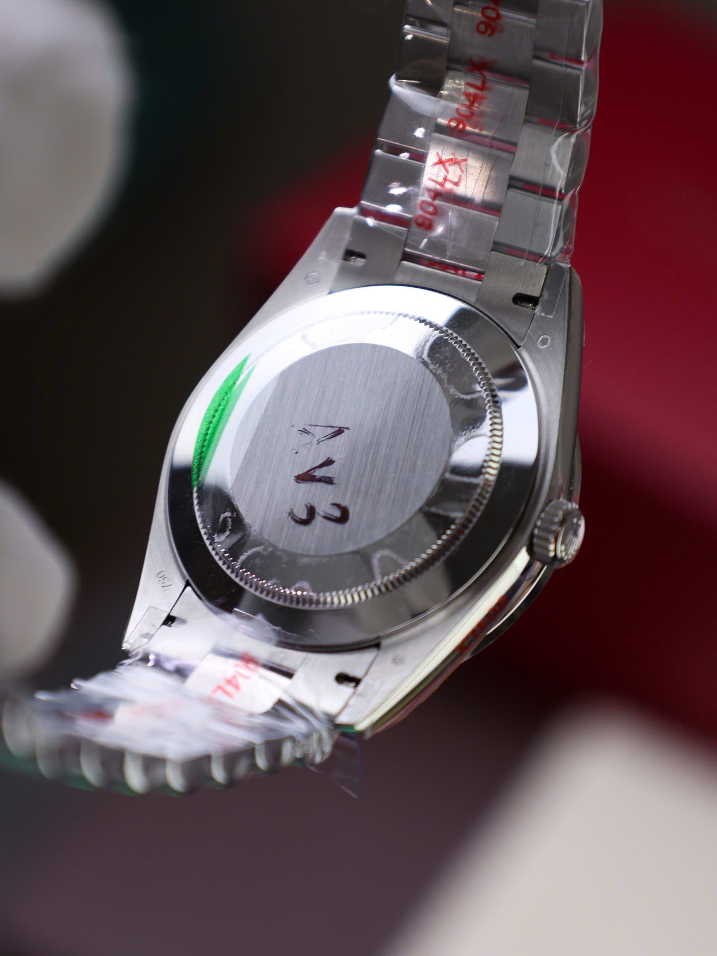 Rolex Day-Date Best Copies Watch Meteorite Wial Custom Diamonds Moissanite Baguette 40mm - Elite Watch Atelier