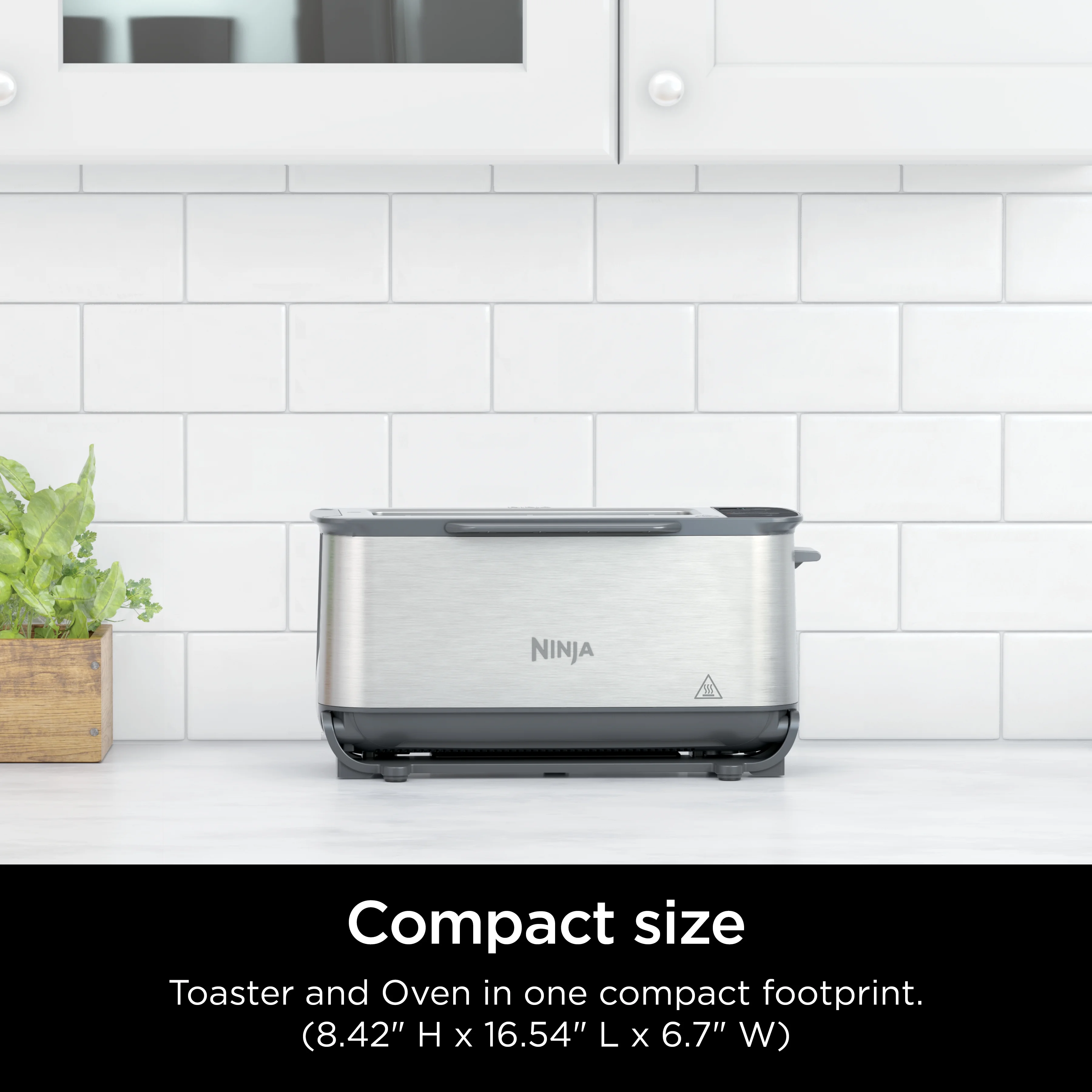 Ninja? Foodi? 2-in-1 Flip Toaster, 2-Slice Toaster, Compact Toaster Oven, Snack Maker, 1500 Watts, ST100 - Image 7