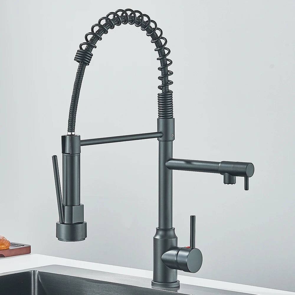 ModernFaucet | Enkelhendel met Dubbele Uitloop