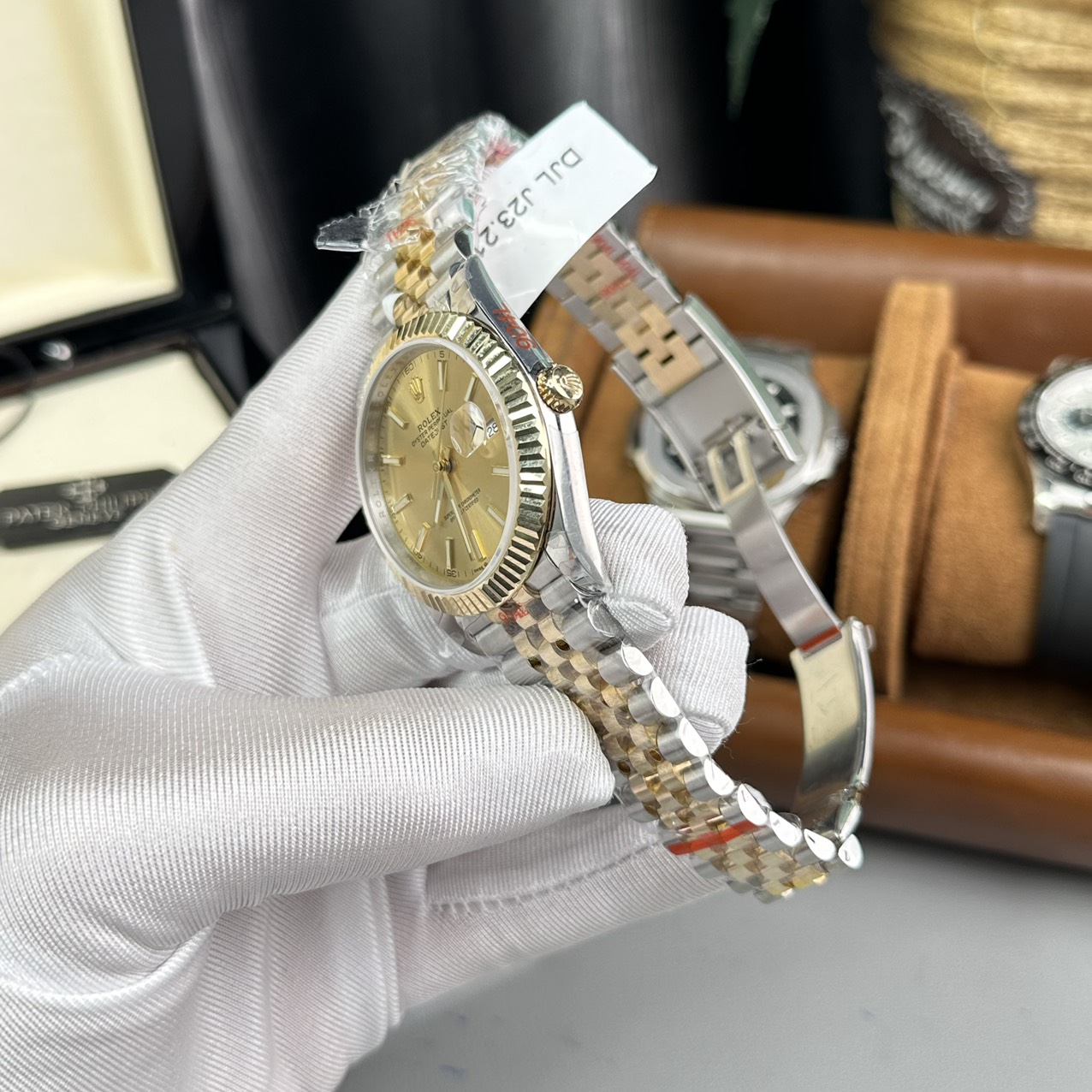 Rolex DateJust Replica Watch Gold Wrapped Jubilee Strap GM Factory 41mm - Top club