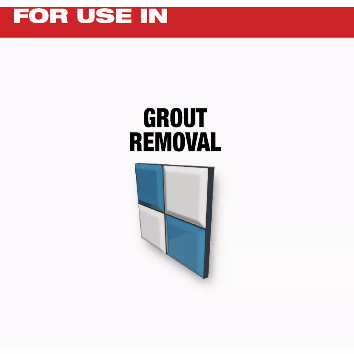 Milwakee DIAMOND MAX Grit Grout Removal Multi-Tool Plunge Oscillating Blade