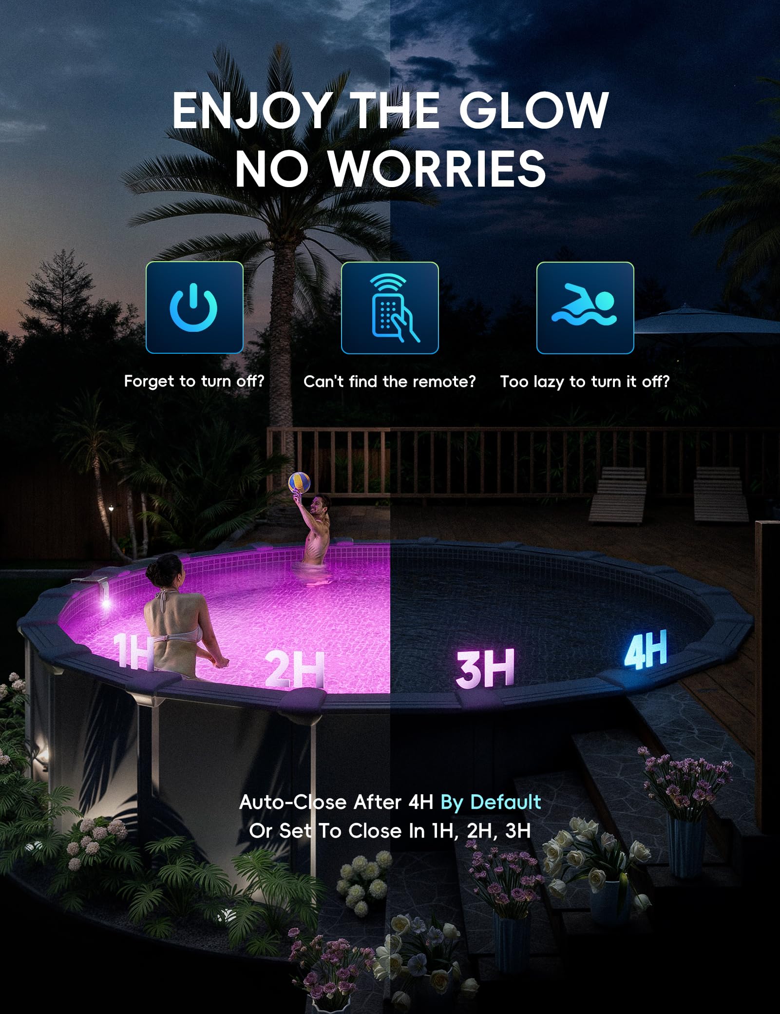 Solar LED Pool Light - 42 LEDs, 10 Color Options - Image 9 Solar LED Pool Light - 42 LEDs, 10 Color Options - Image 9