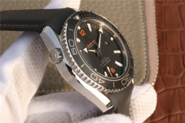 Replica Omega Planet Ocean Professional Ceramic Bezel 45mm OMF Orange Marker Rubber Strap A8500 - Top club
