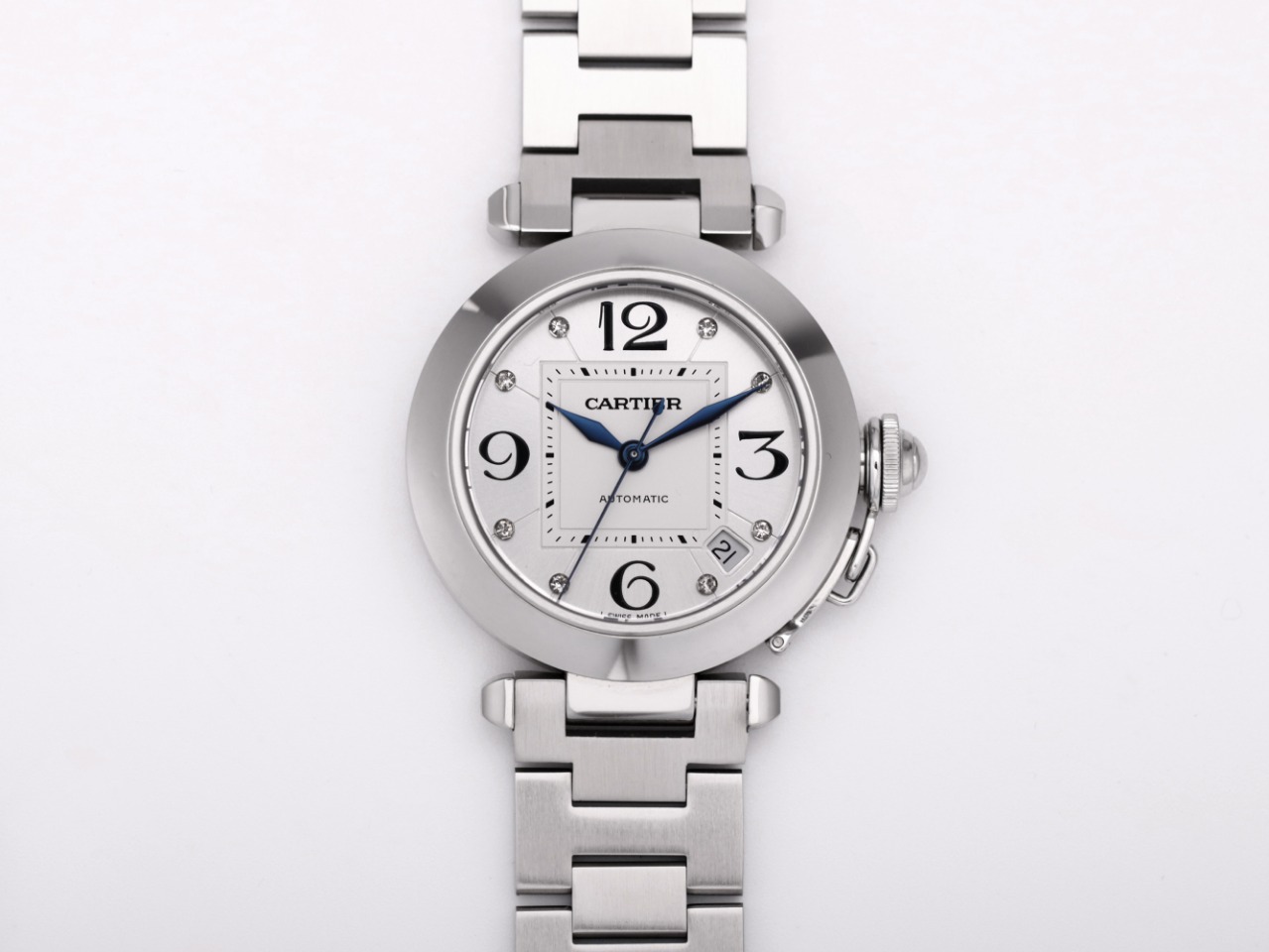 Cartier Pasha Diamonds W31074M7 Ladies Automatic - White(1:1 replica) - Top club