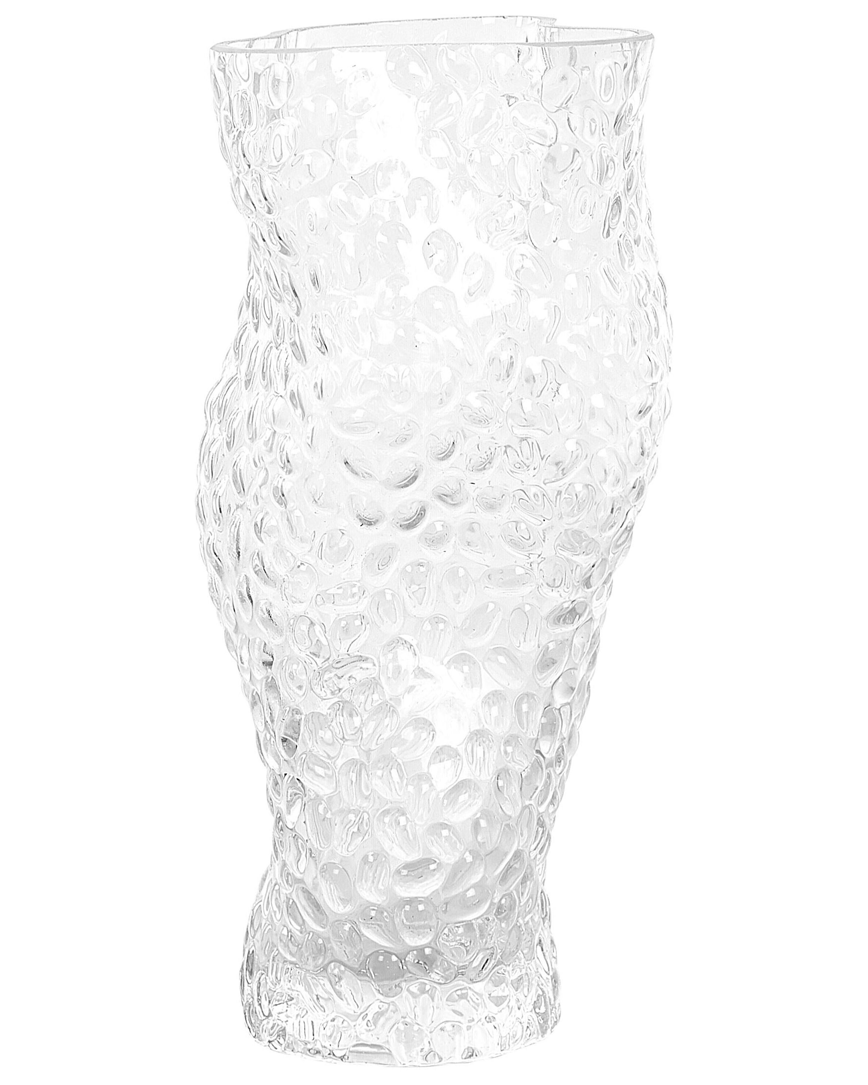 Flower Vase ELATOS Glass 23 cm Transparent