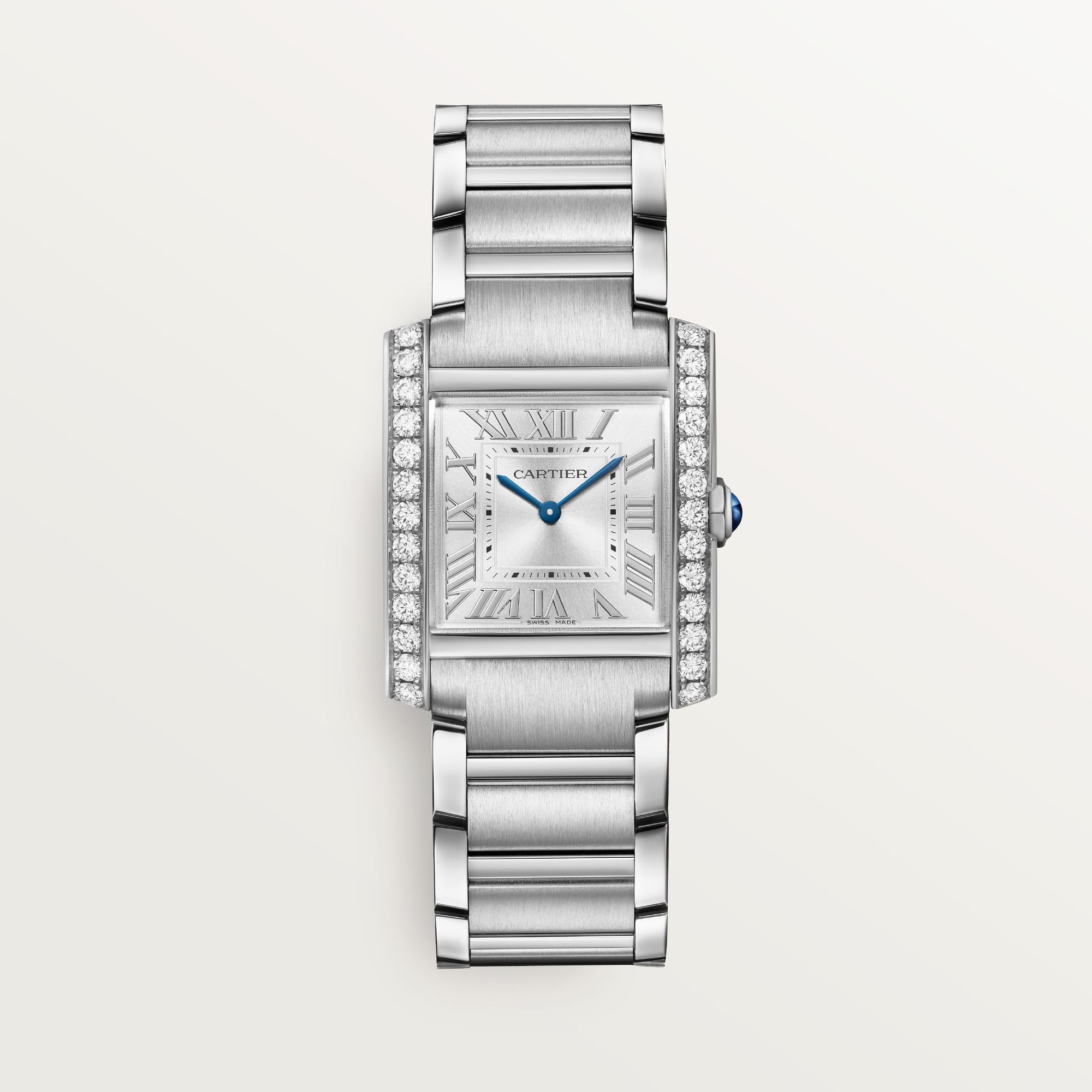 fake cartier watch Tank Francaise medium model quartz movement(1:1 replica) - Top club