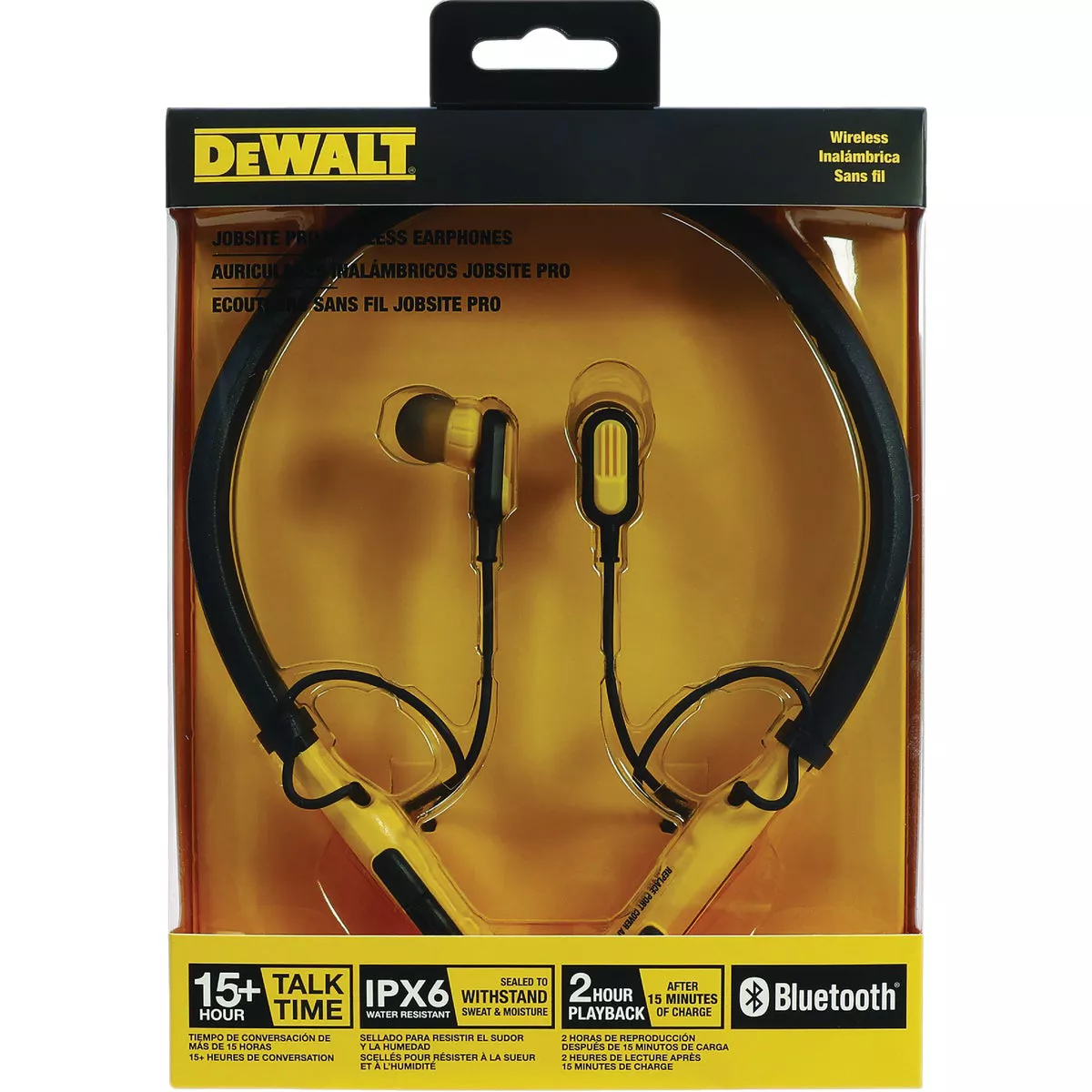 DEWALT Bluetooth Jobsite Pro Wireless Earphones