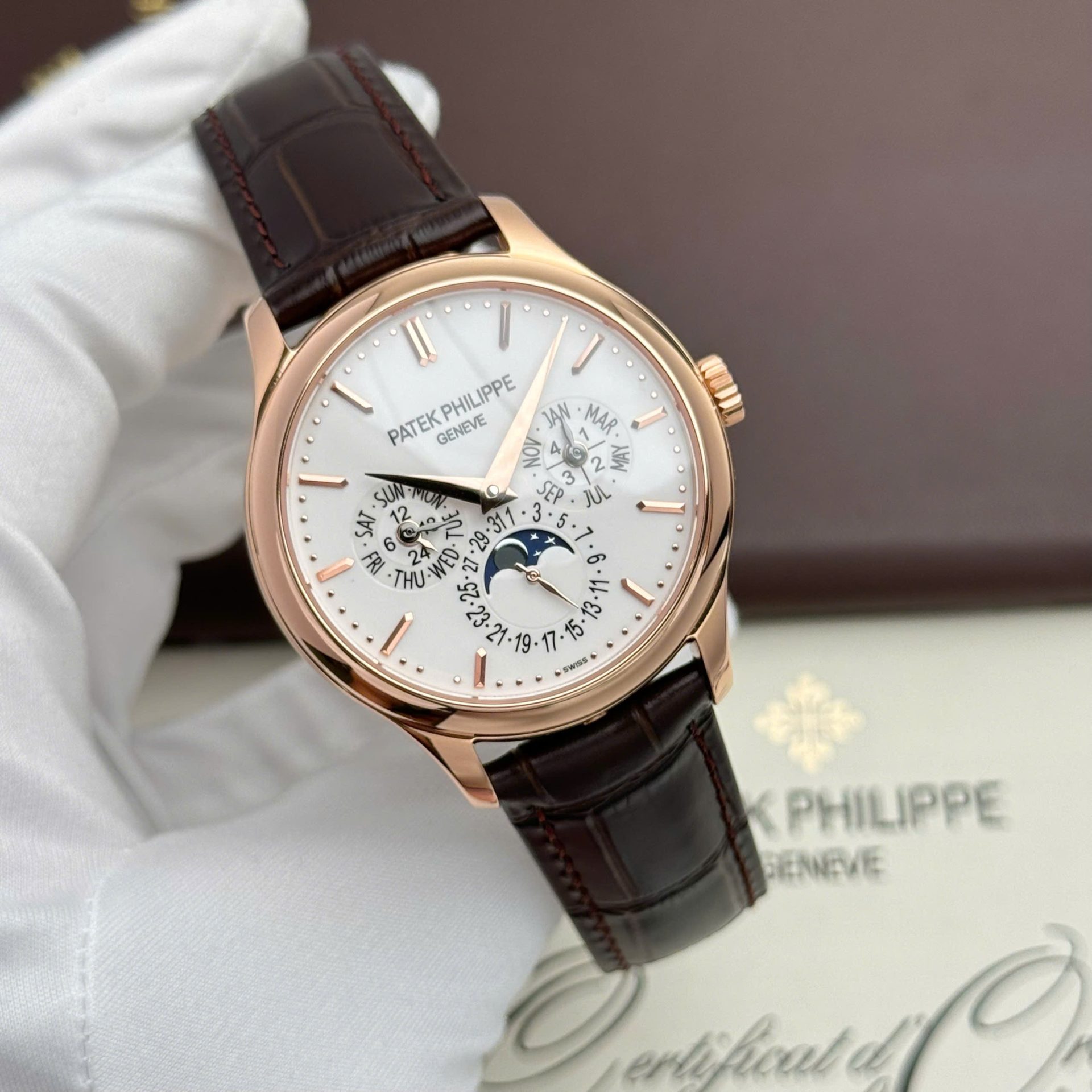 Patek Philippe Grand Complicaitons 5327R Best Replica Watches White Dial Automatic Movement 40mm - Top club