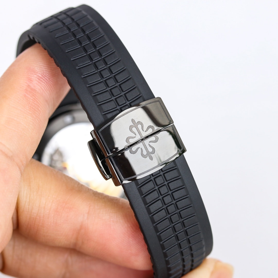 Fake Patek Philippe Replica Watch Aquanaut Limited Edition Black DLC-PVD(1:1 replica) - Top club