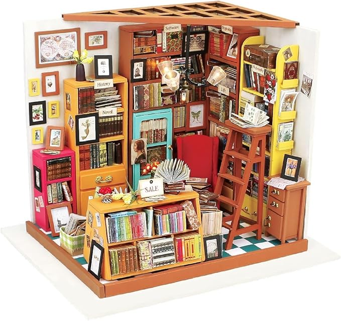Rolife 1:20 Miniature House Kits-Tiny House Kit-DIY Miniature Dollhouse Kits for Adults-Model Building
