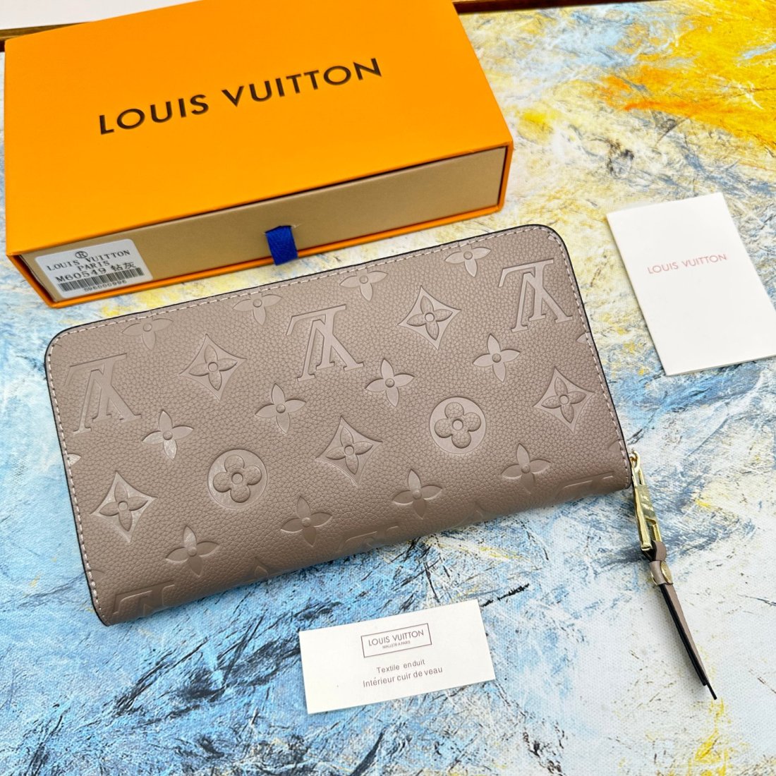 Louis Vuitton LV Zippy Embossed Cowhide Wallet1:1High-quality replica