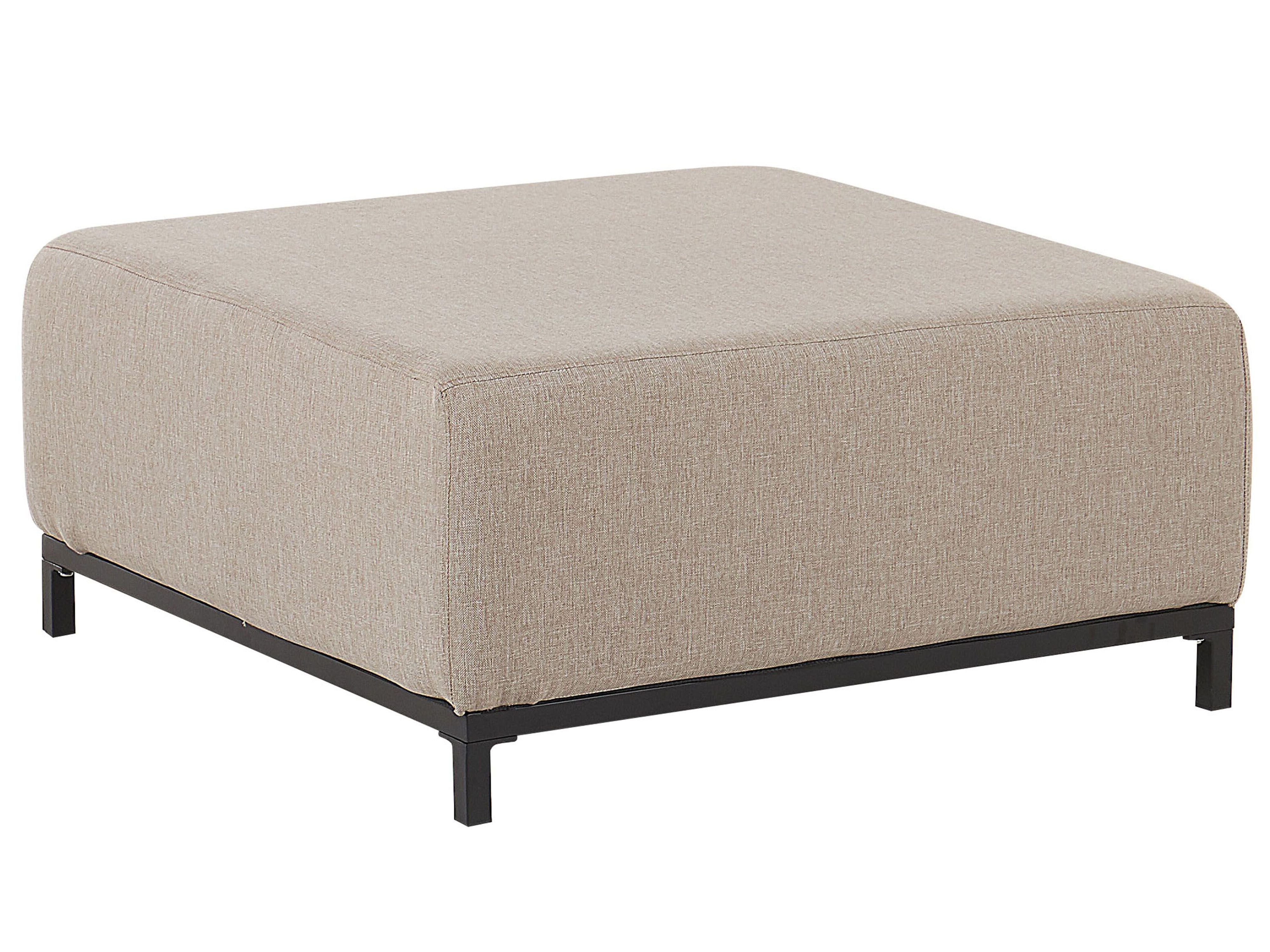 Ottoman ROVIGO Fabric Beige